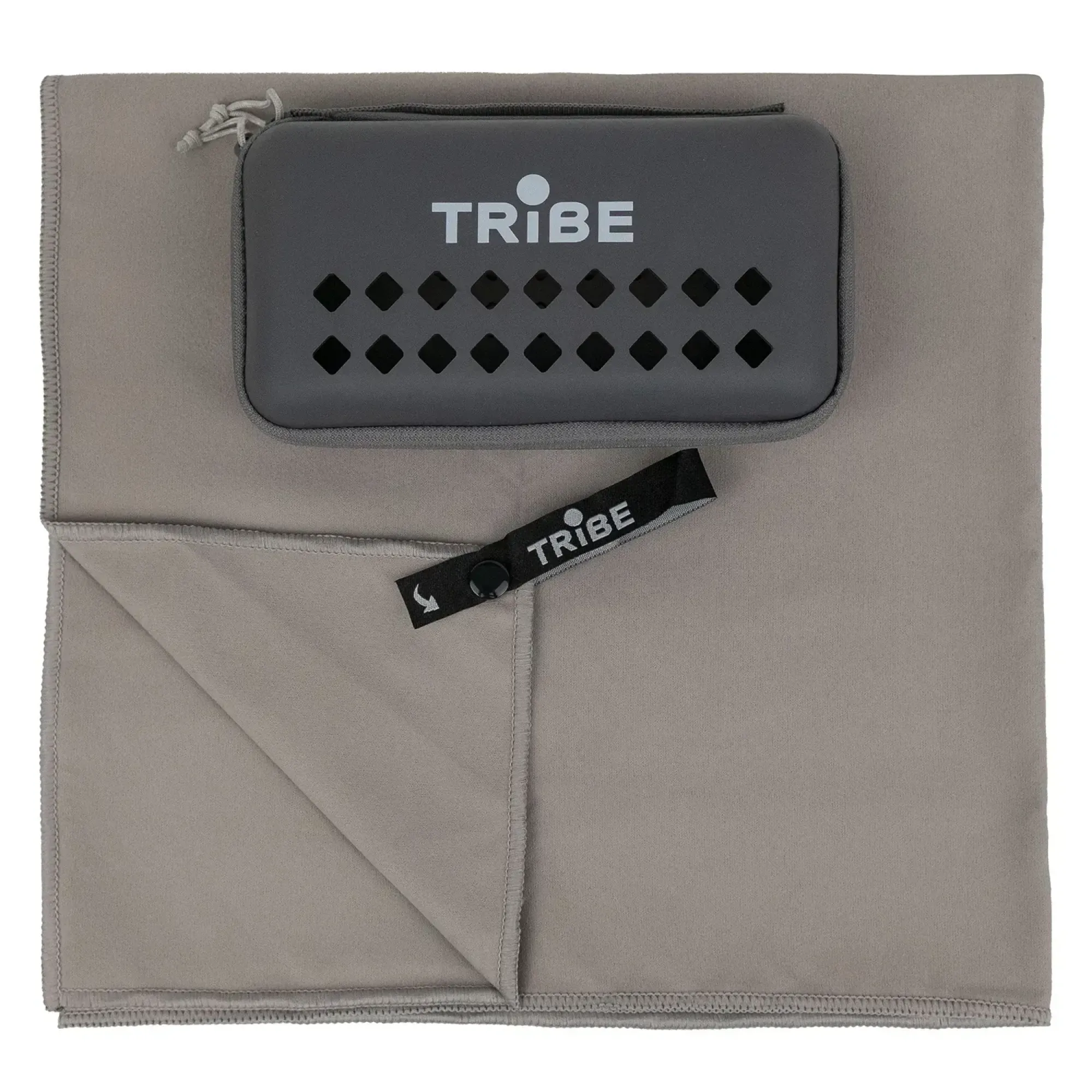 Рушник з мікрофібри Tribe Pocket Towel 75х150 см T-LC-0001-XL Grey - Robinzon.ua