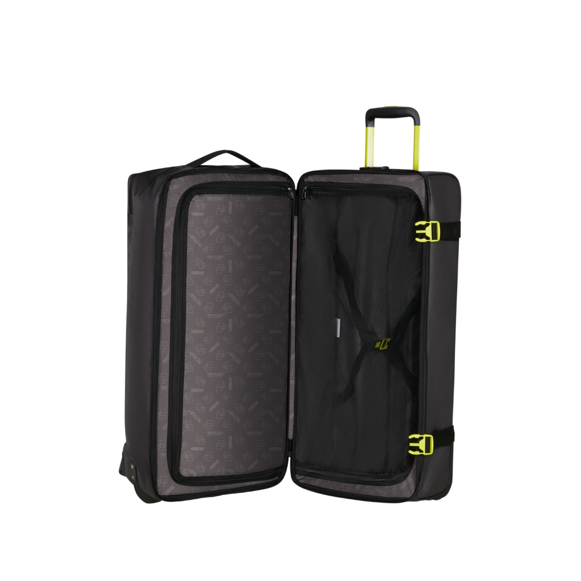 Дорожня сумка на колесах URBAN TRACK BLACK/LIME - 1 - Robinzon.ua