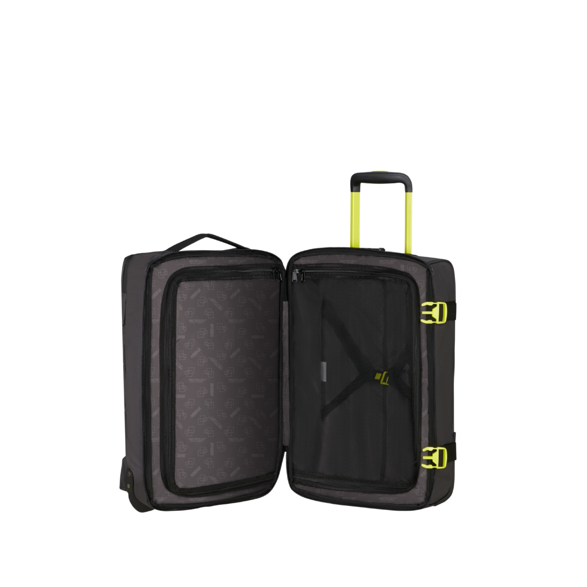 Дорожня сумка на колесах URBAN TRACK BLACK/LIME - 1 - Robinzon.ua