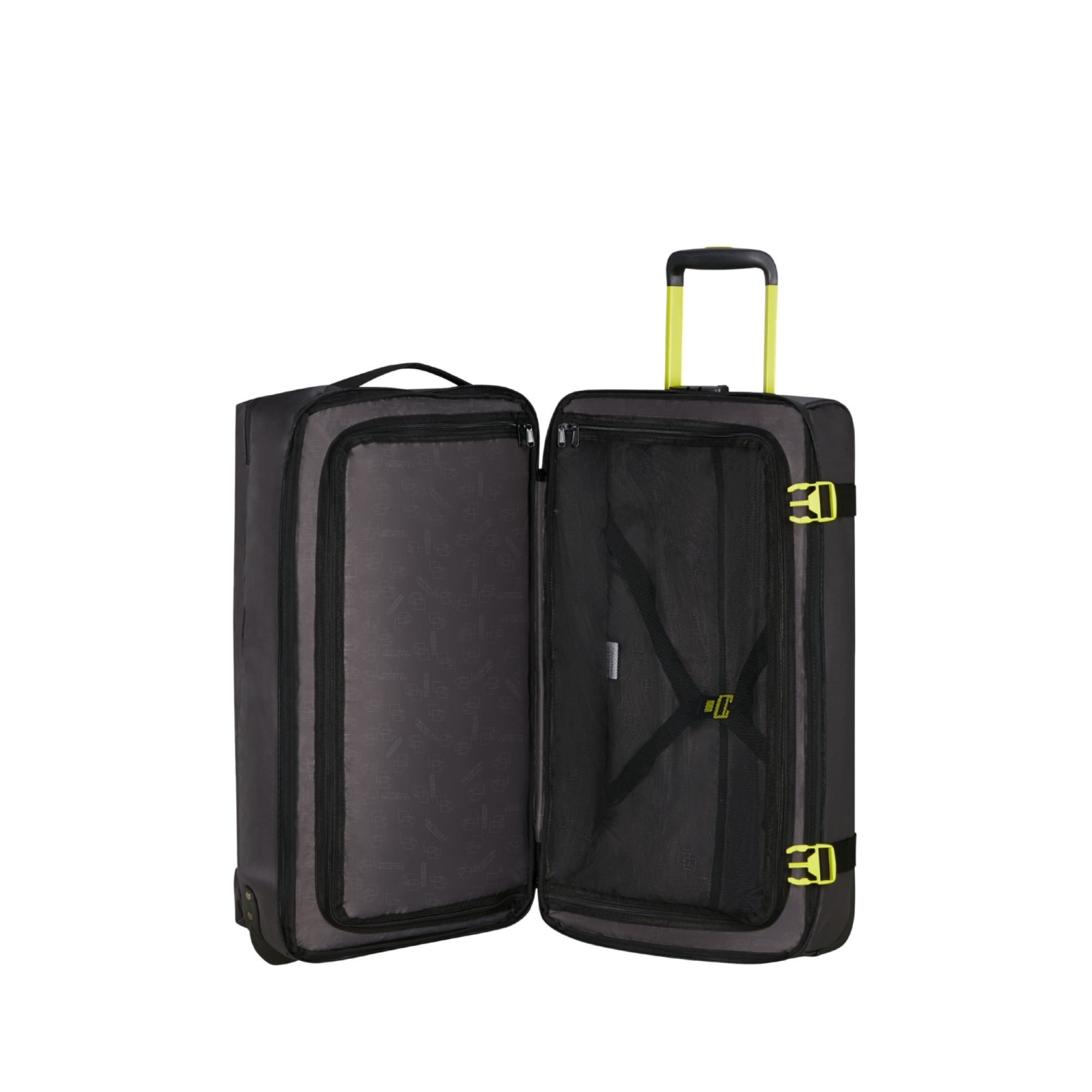 Дорожня сумка на колесах URBAN TRACK BLACK/LIME - 1 - Robinzon.ua