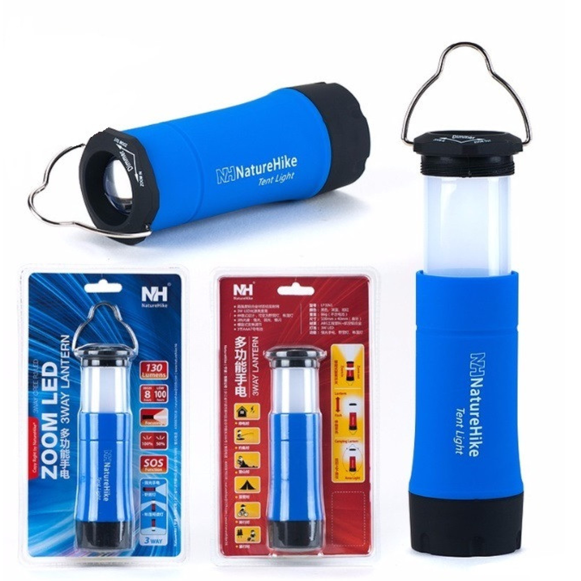 Ліхтар кемпінговий Naturehike синій NH15A003-I - 3 - Robinzon.ua