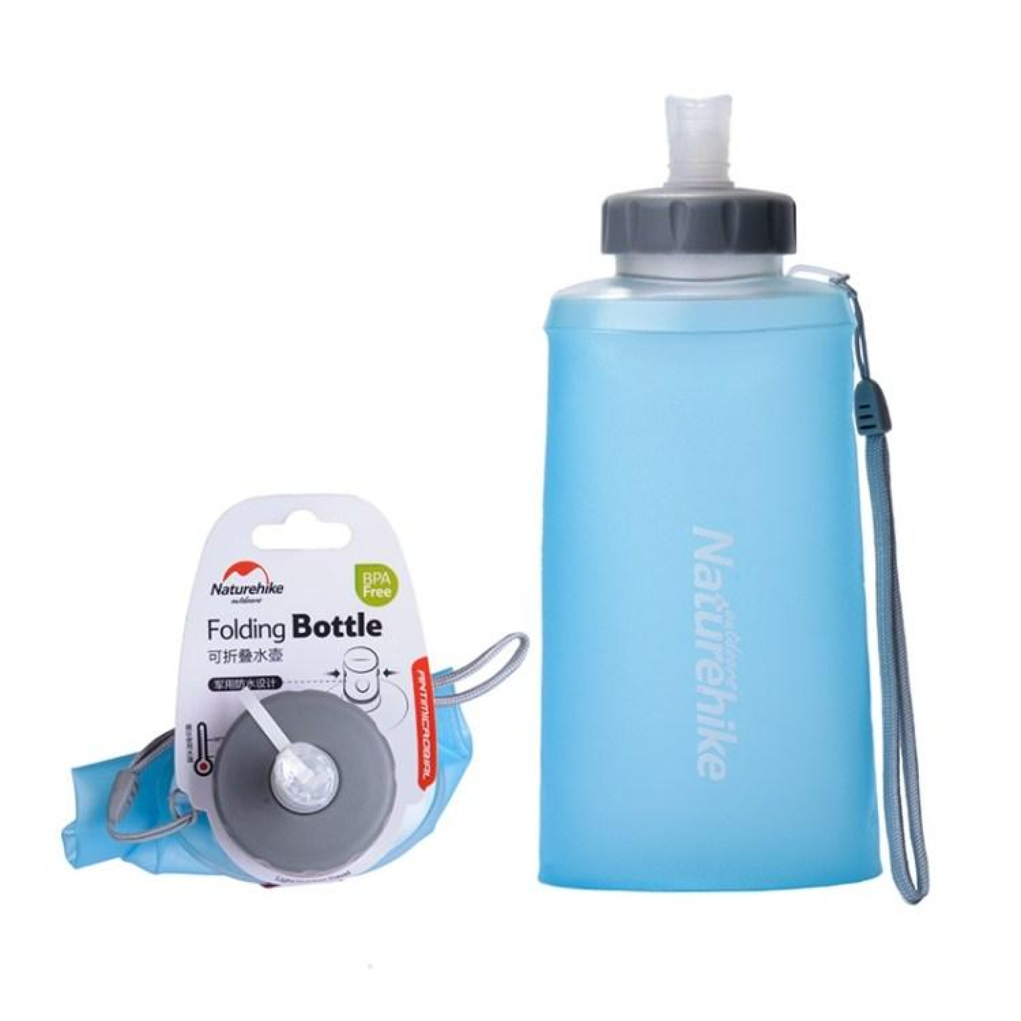 Фляга Naturehike Soft bottle 750 мл блакитна NH61A066-B - Robinzon.ua