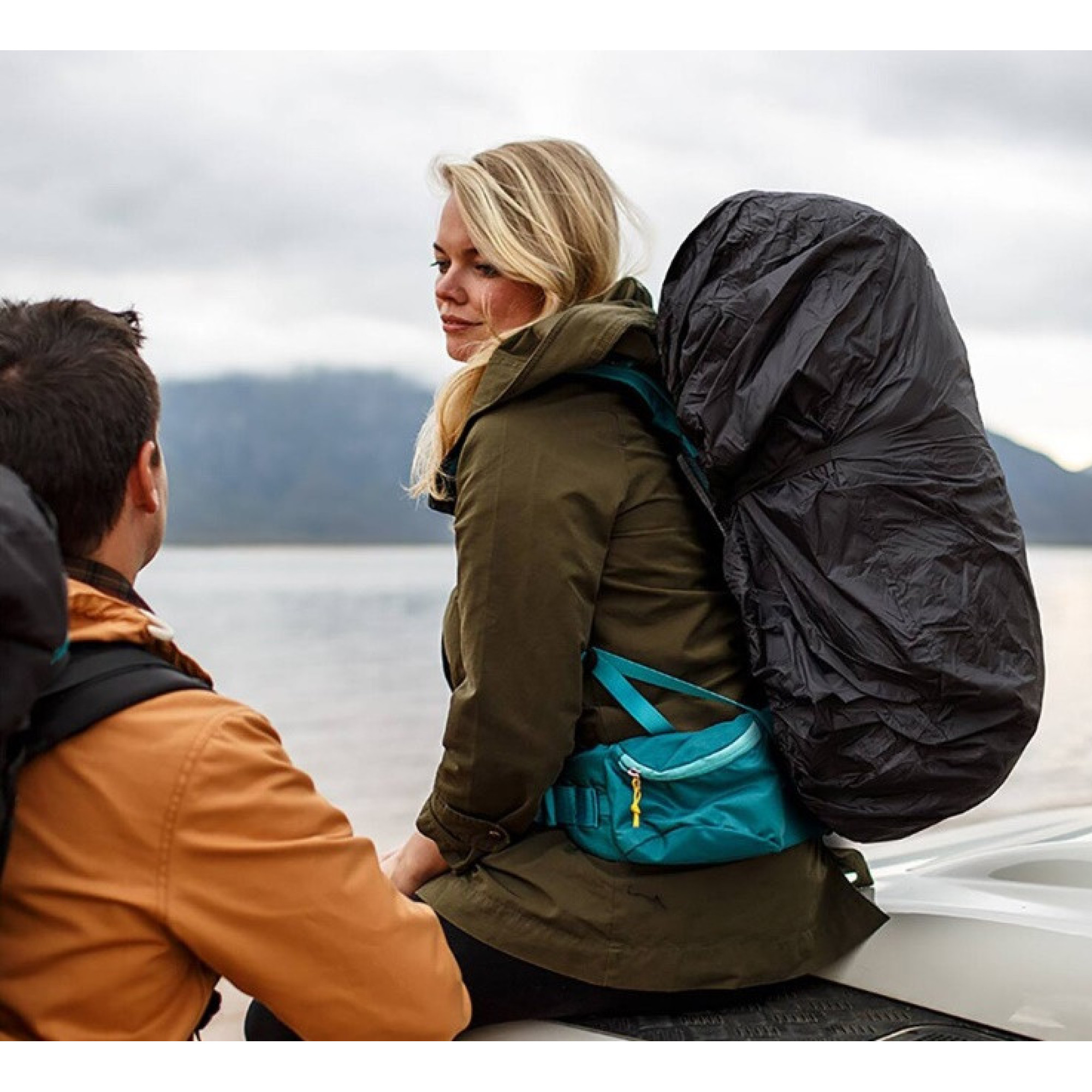 Чехол на рюкзак Naturehike размер L черный NH19PJ041. - 4 - Robinzon.ua