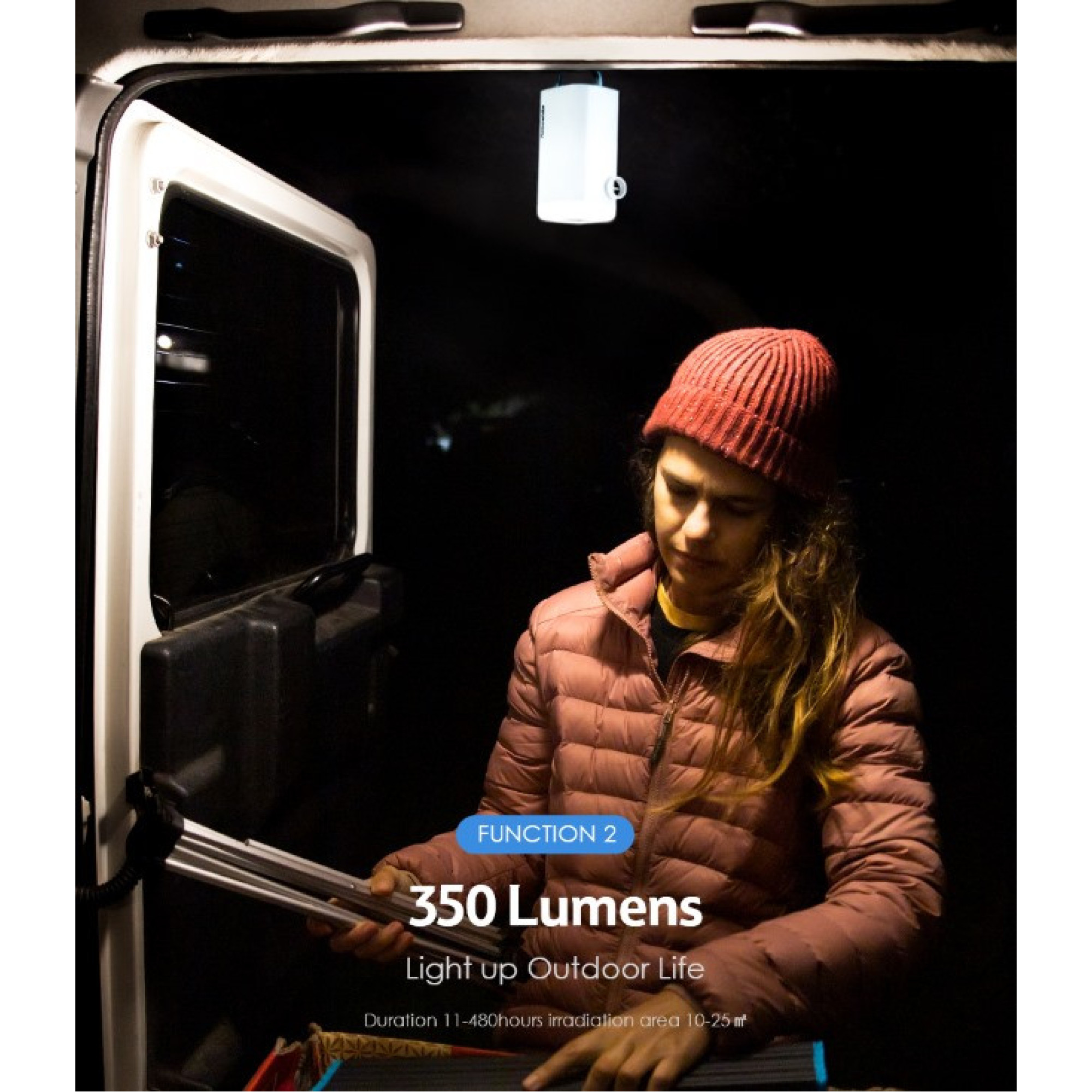 Багатофункціональний пристрій Naturehike (повітряний насос/ліхтар/powerbank) NH18Q001-A - 1 - Robinzon.ua