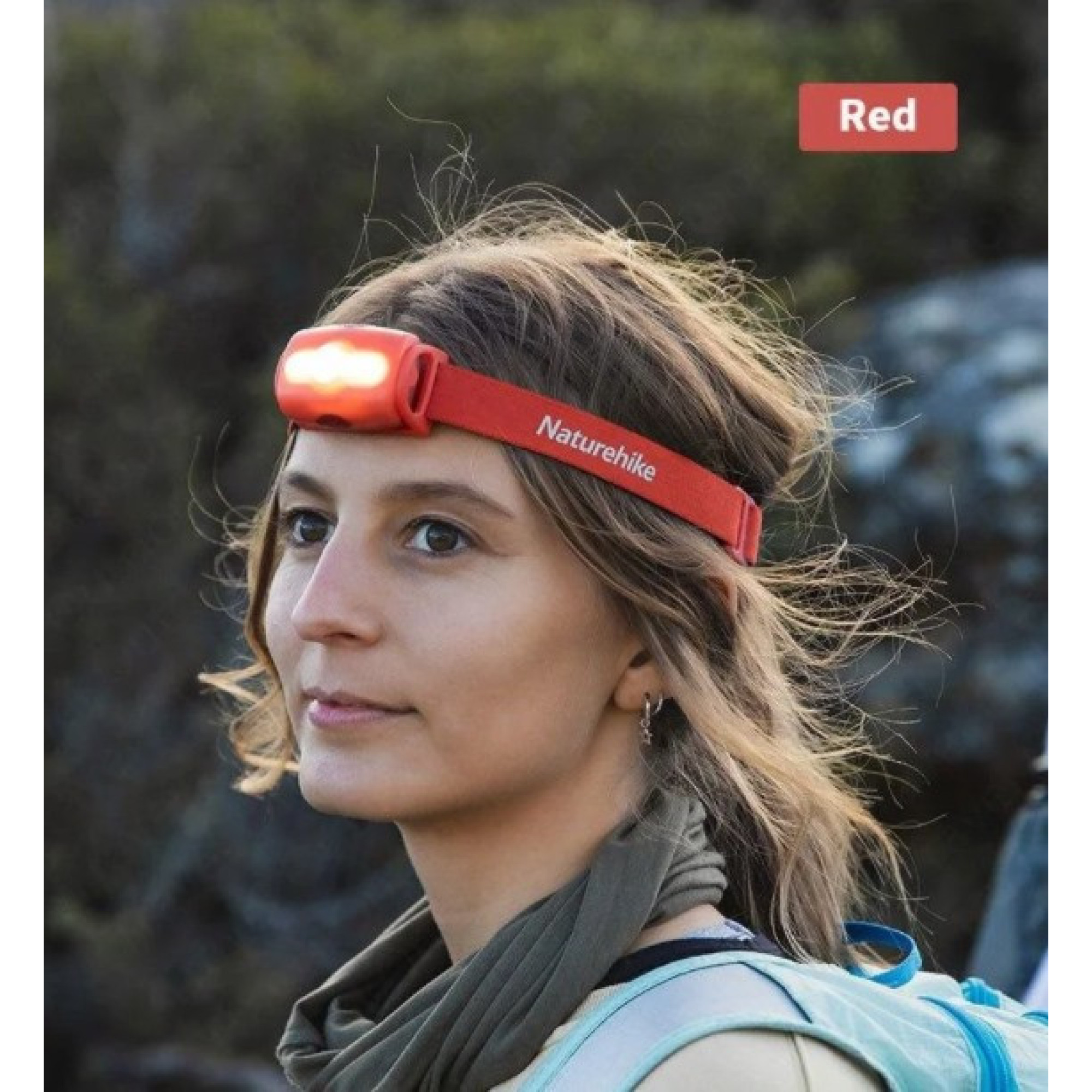 Ліхтар налобний Naturehike з вбудованим акумулятором помаранчевий  NH18T005-F - 1 - Robinzon.ua