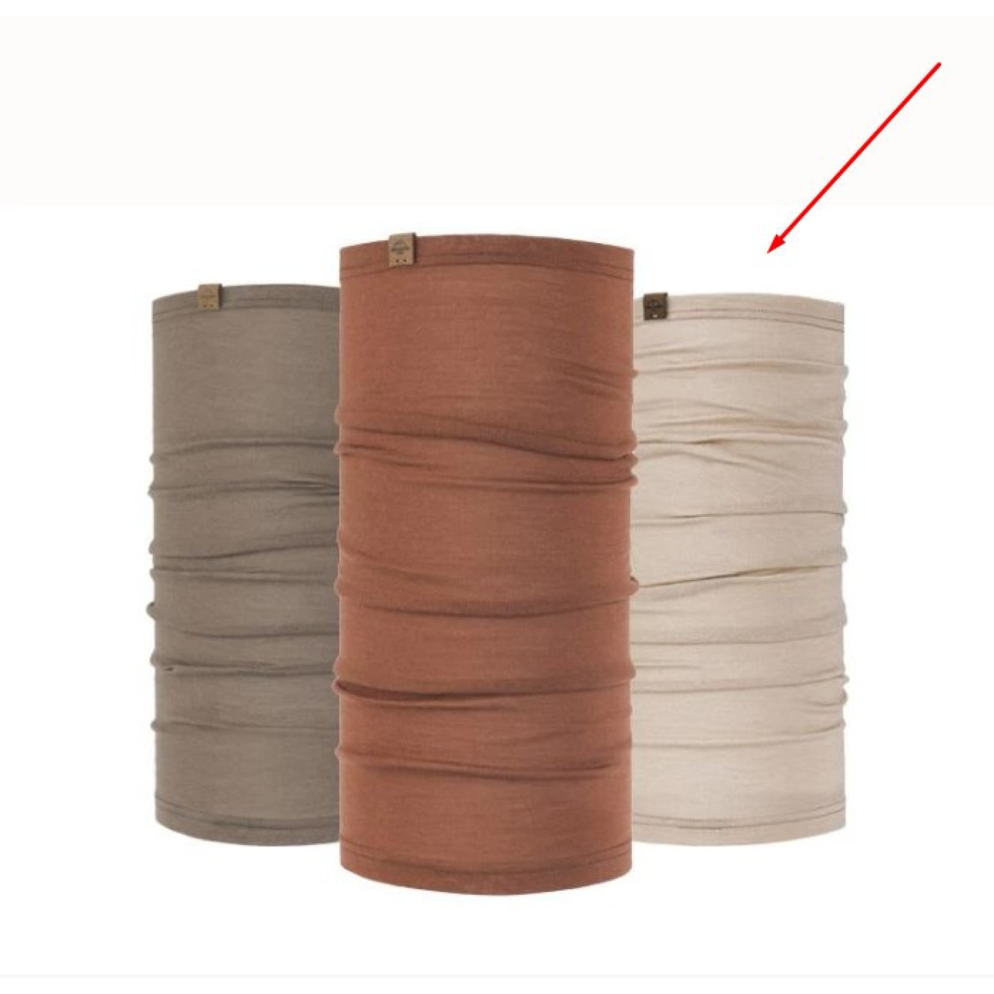 Багатофункціональна пов’язка - баф Naturehike з мериноса, хакі NH20FS025 - 4 - Robinzon.ua