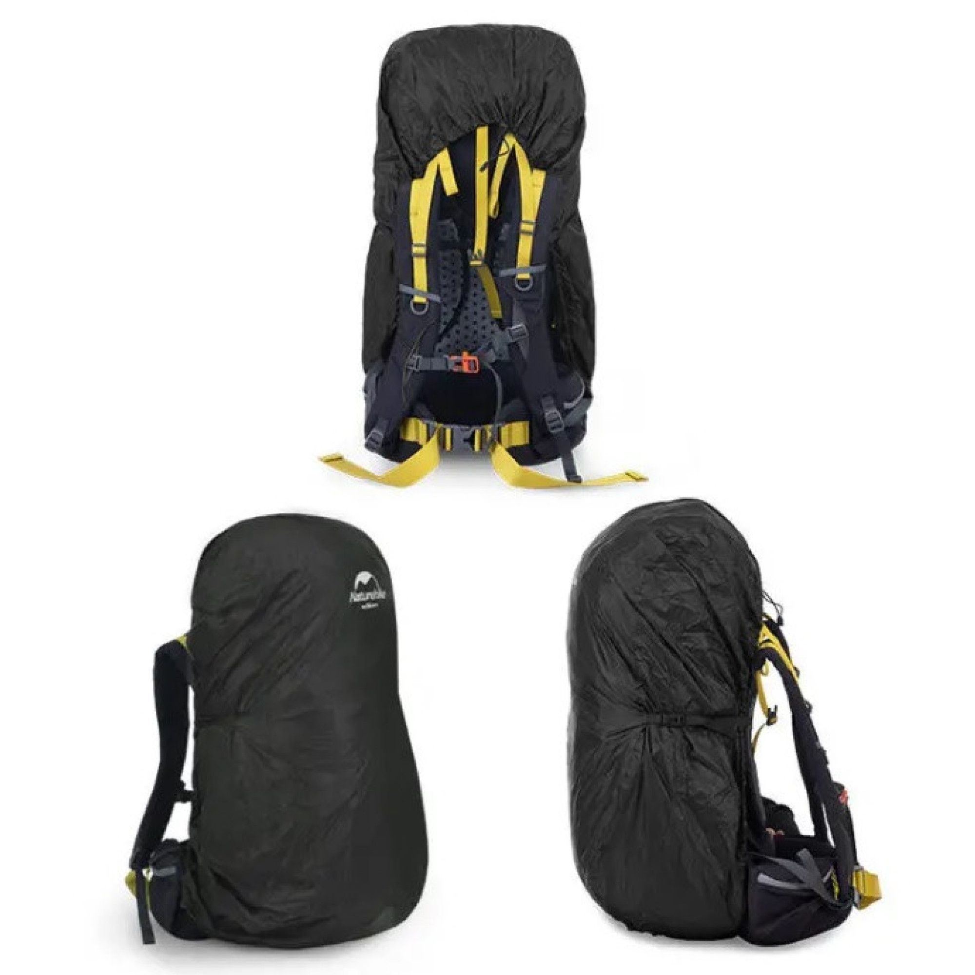 Чехол на рюкзак Naturehike размер М черный NH19PJ041. - 3 - Robinzon.ua