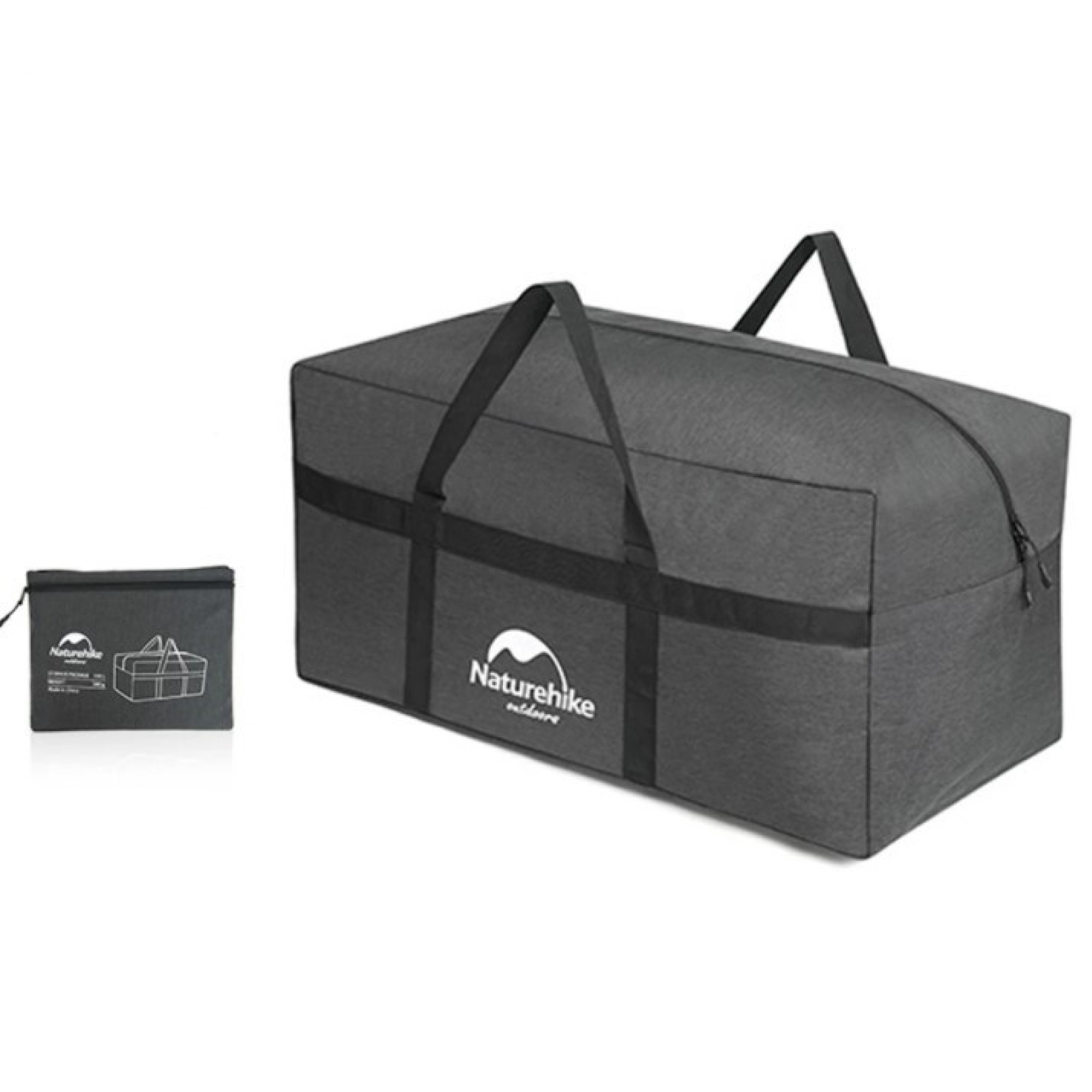 Сумка-баул Naturehike объединение объемом 100л цвет темно-серый NH17S021-L. - 1 - Robinzon.ua