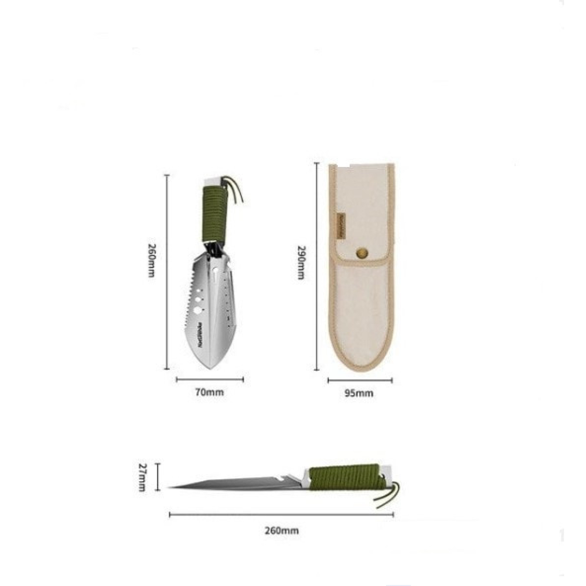 Лопата многофункциональная Naturehike NH20GJ001. - 2 - Robinzon.ua
