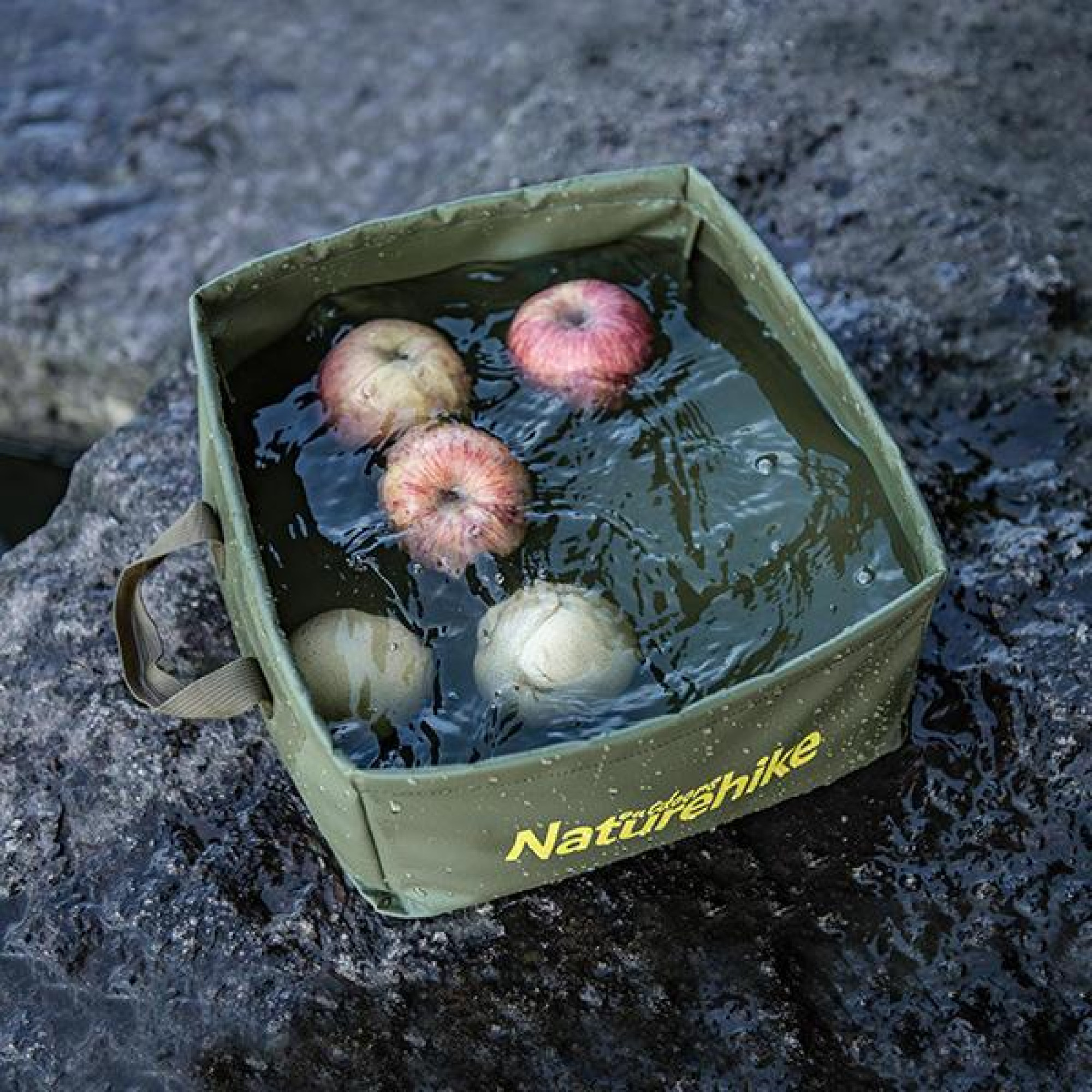 Відро складне Naturehike на 13 л світло-коричневе NH19SJ007 - 4 - Robinzon.ua