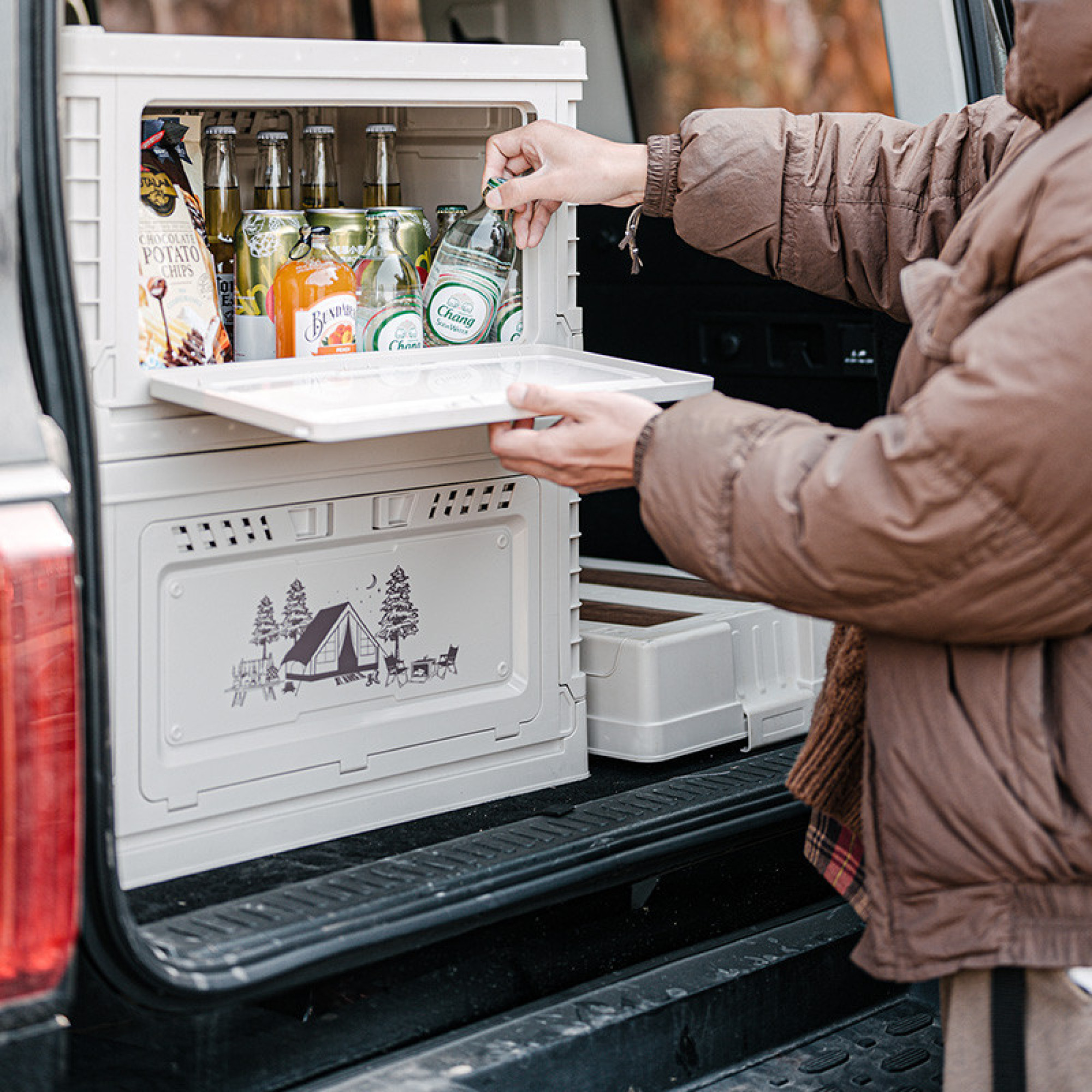 Складаний контейнер Naturehike 50 л світло-сірий CNH22SN019 - 6 - Robinzon.ua