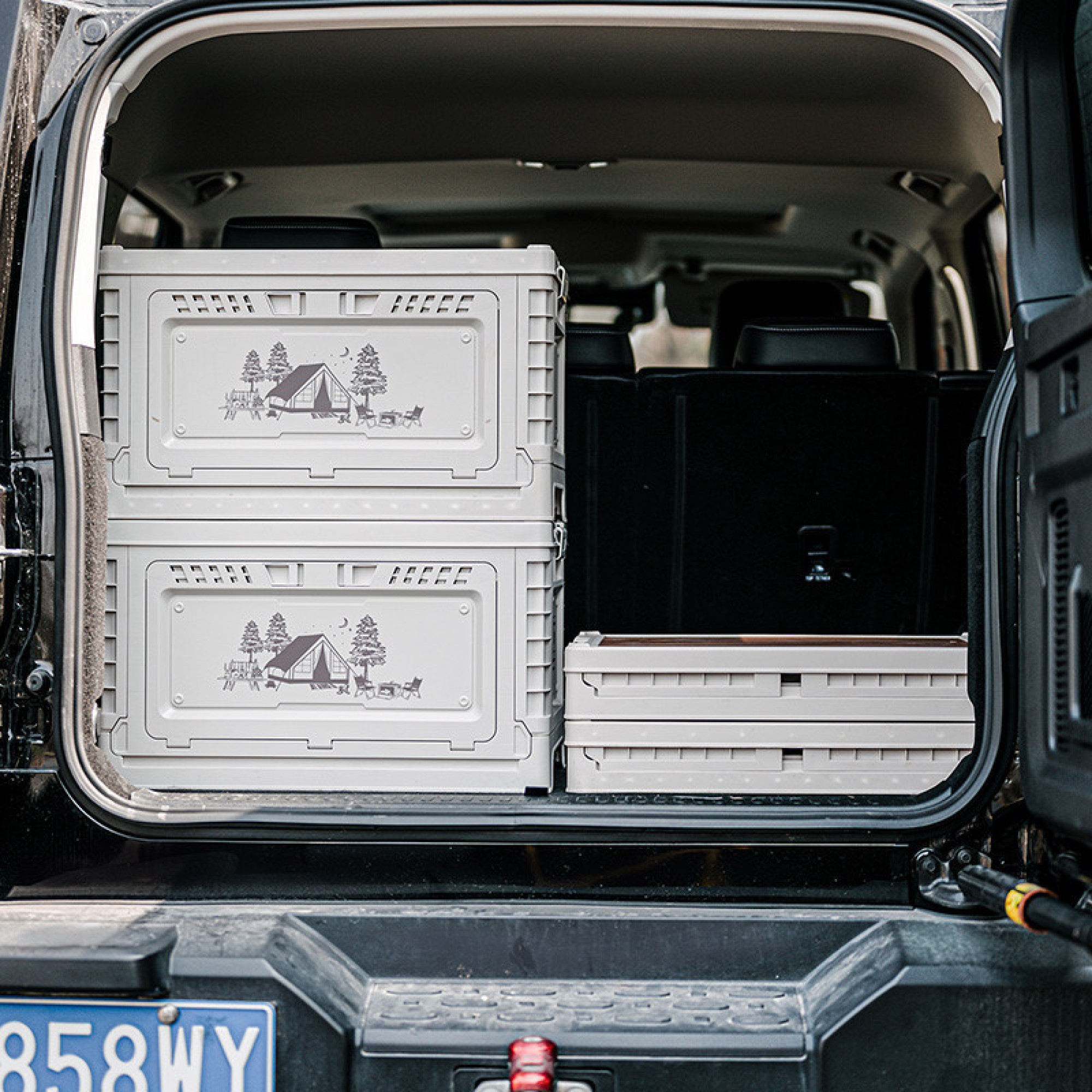 Складаний контейнер Naturehike 50 л світло-сірий CNH22SN019 - 5 - Robinzon.ua