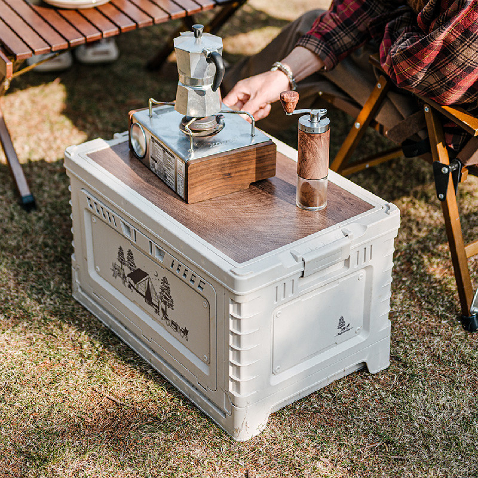 Складаний контейнер Naturehike 50 л світло-сірий CNH22SN019 - 1 - Robinzon.ua