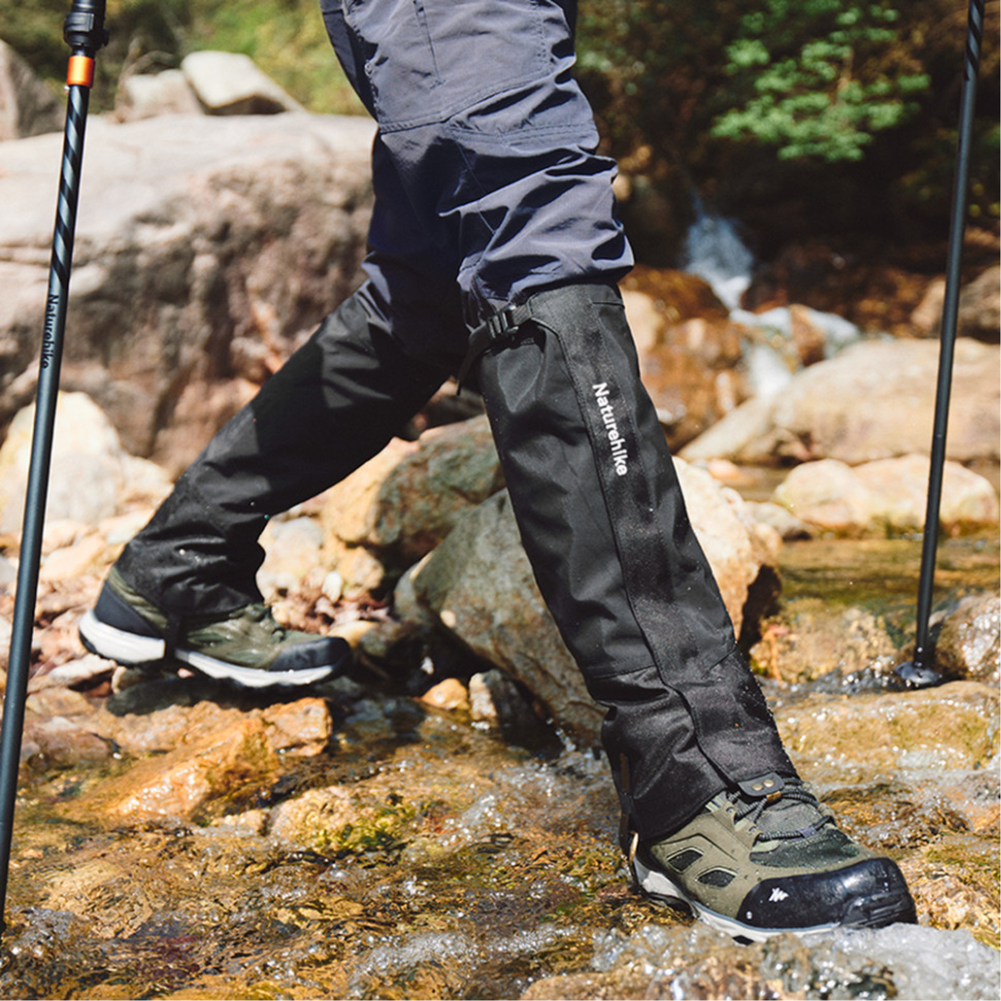 Гетри чоловічі Naturehike розмір L, чорні CNK2450DS011 - 4 - Robinzon.ua