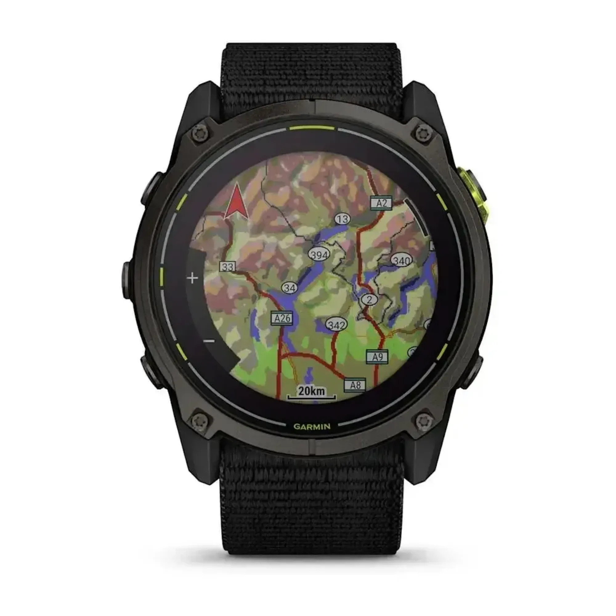 Смарт-часы Garmin Enduro 3 с черным нейлоновым ремешком UltraFit - 8 - Robinzon.ua
