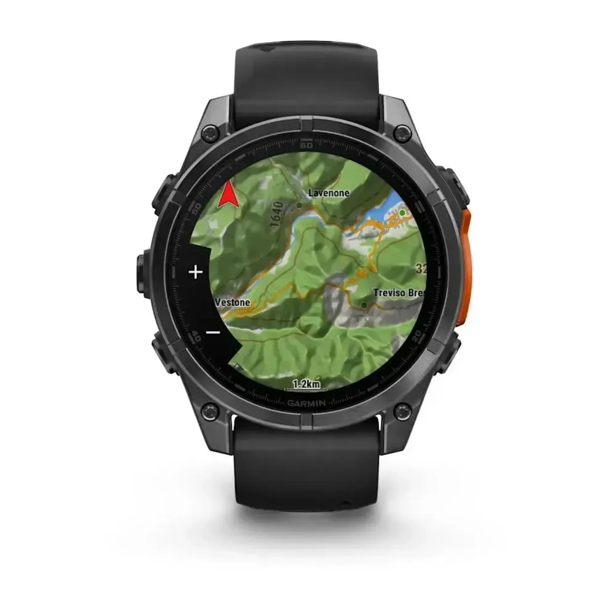 Смарт-годинник Garmin Fenix 8 – 47 мм, AMOLED, сланцево-сірий з чорним силіконовим ремінцем - 5 - Robinzon.ua