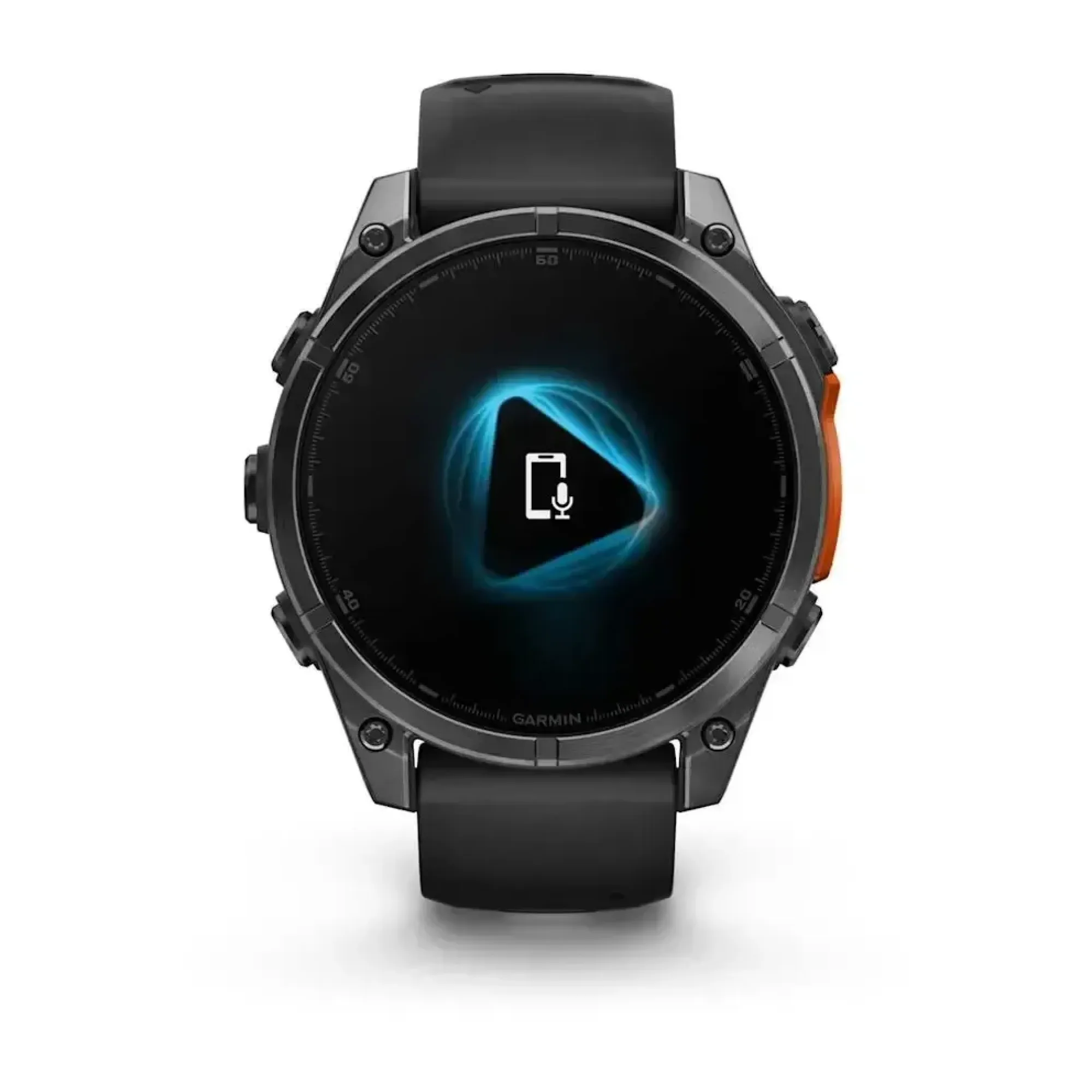Смарт-годинник Garmin Fenix 8 – 47 мм, AMOLED, сланцево-сірий з чорним силіконовим ремінцем - 3 - Robinzon.ua