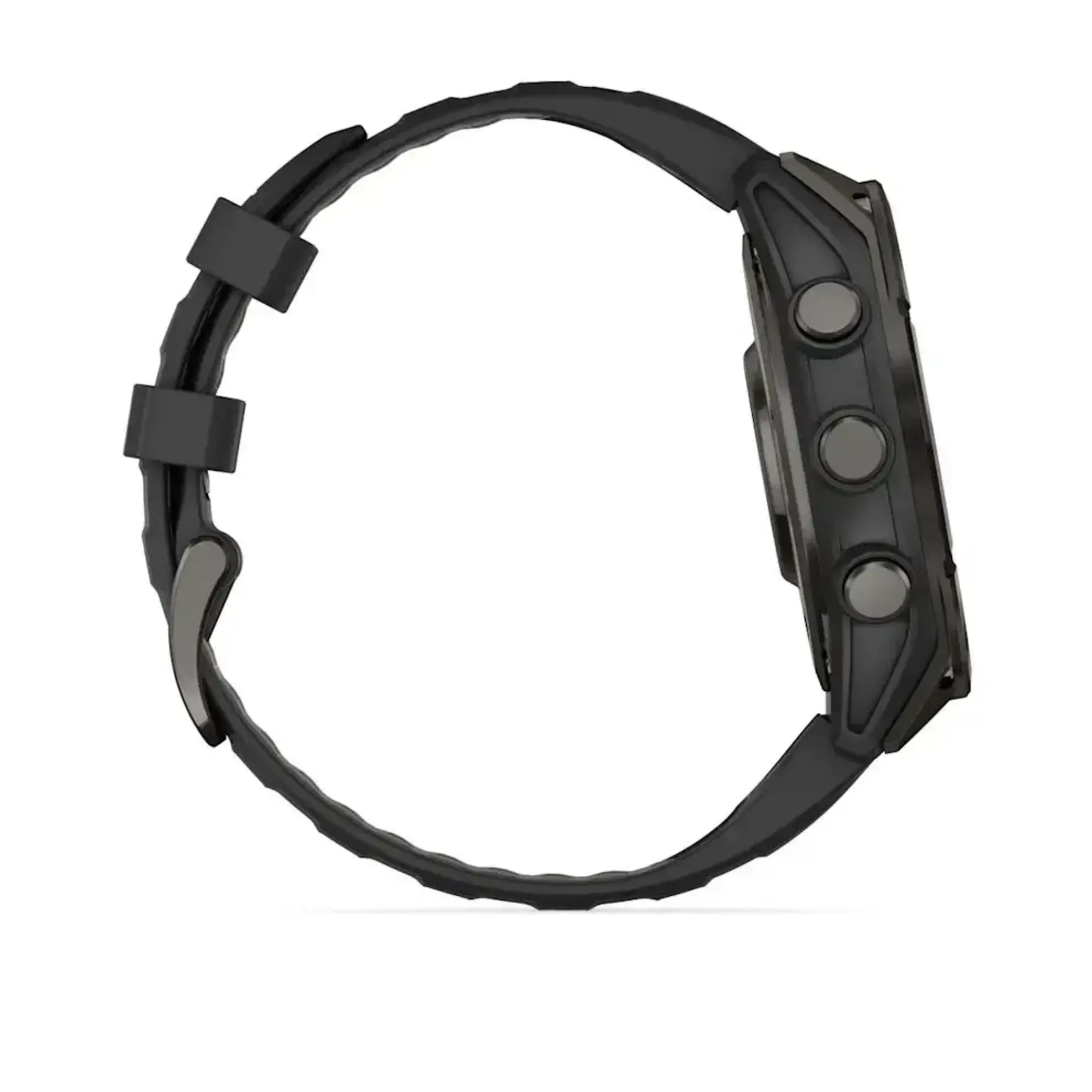 Смарт-годинник Garmin Fenix 8 – 47 мм, AMOLED Sapphire, титан з DLC-покриттям Carbon Gray та силіконовим ремінцем чорного/сірого кольору - 4 - Robinzon.ua