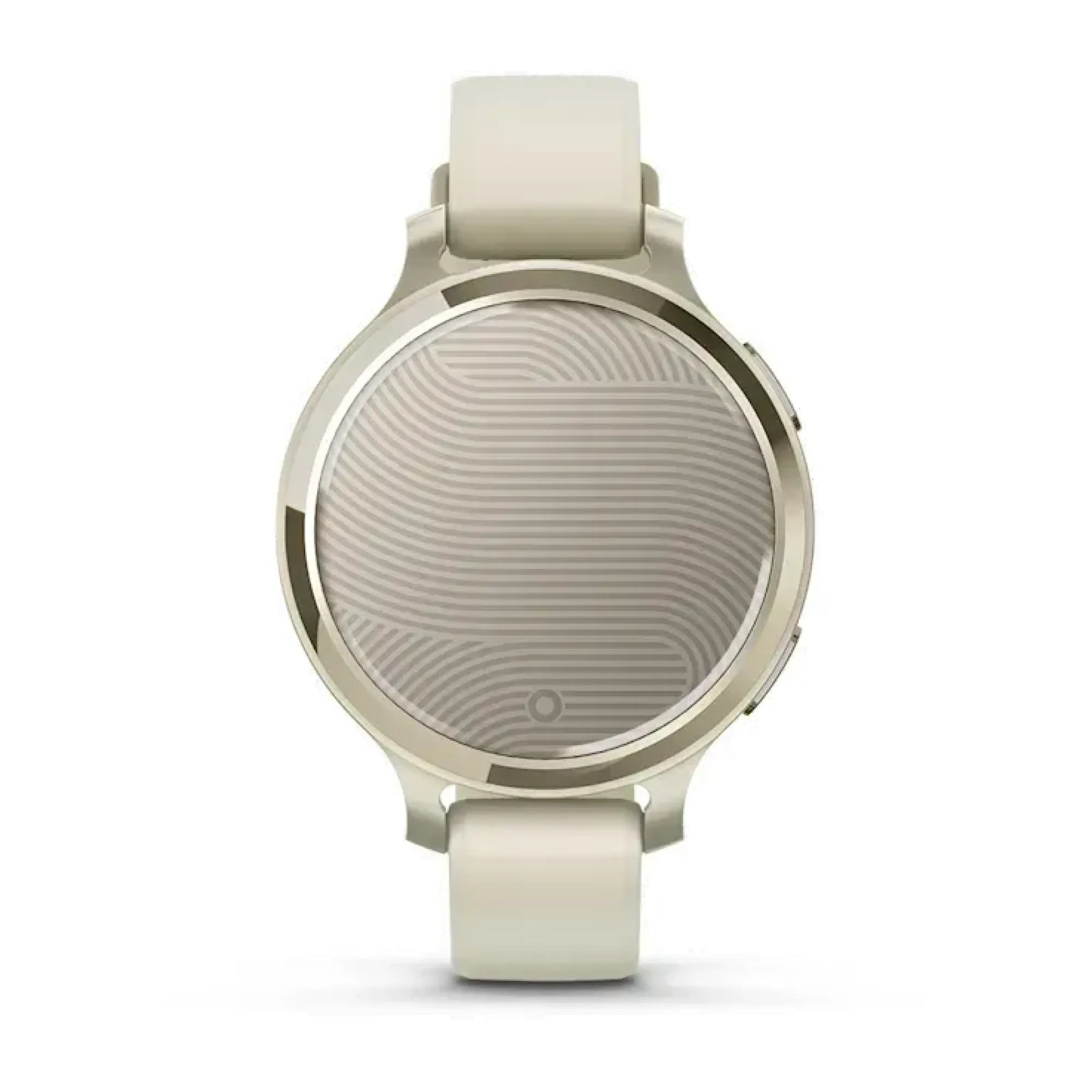 Смарт-годинник Garmin Lily 2 Active у кольорі місячне золото із силіконовим ремінцем кольору слонової кістки - 1 - Robinzon.ua