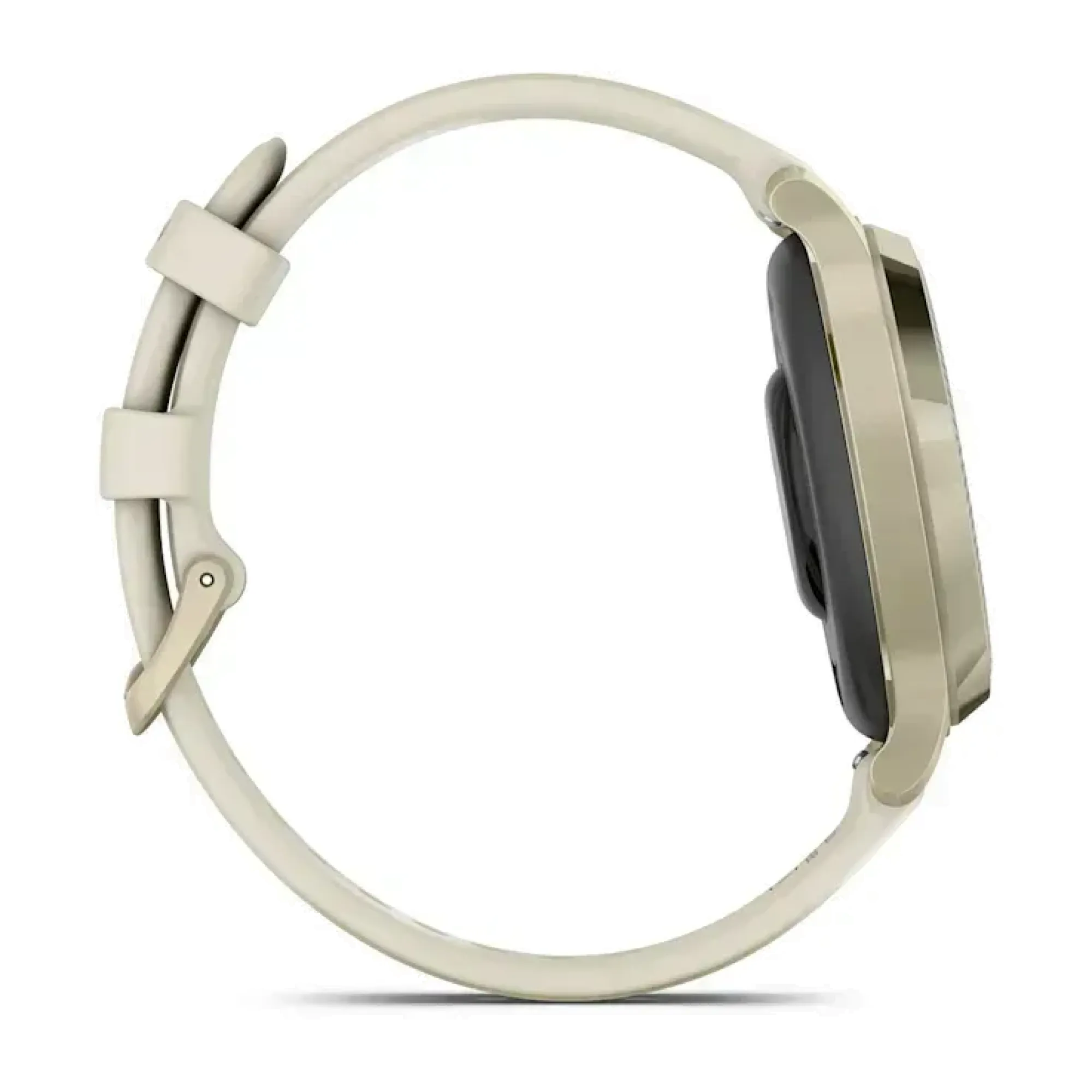 Смарт-годинник Garmin Lily 2 Active у кольорі місячне золото із силіконовим ремінцем кольору слонової кістки - 3 - Robinzon.ua