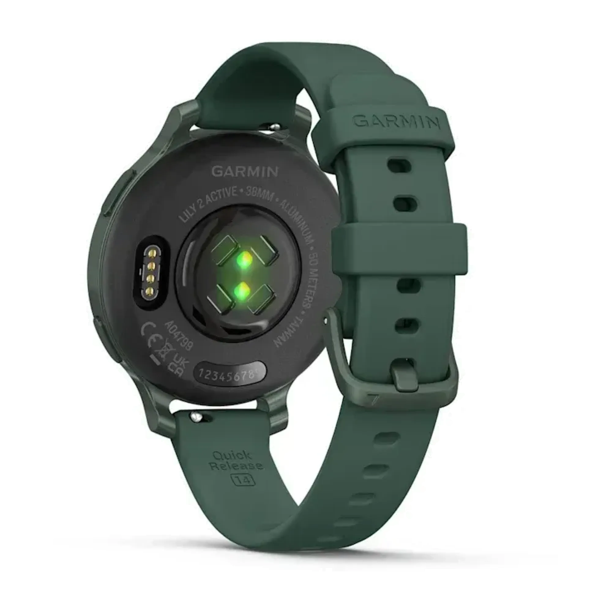 Смарт-годинник Garmin Lily 2 Active яшмово-зелений із зеленим силіконовим ремінцем - 8 - Robinzon.ua