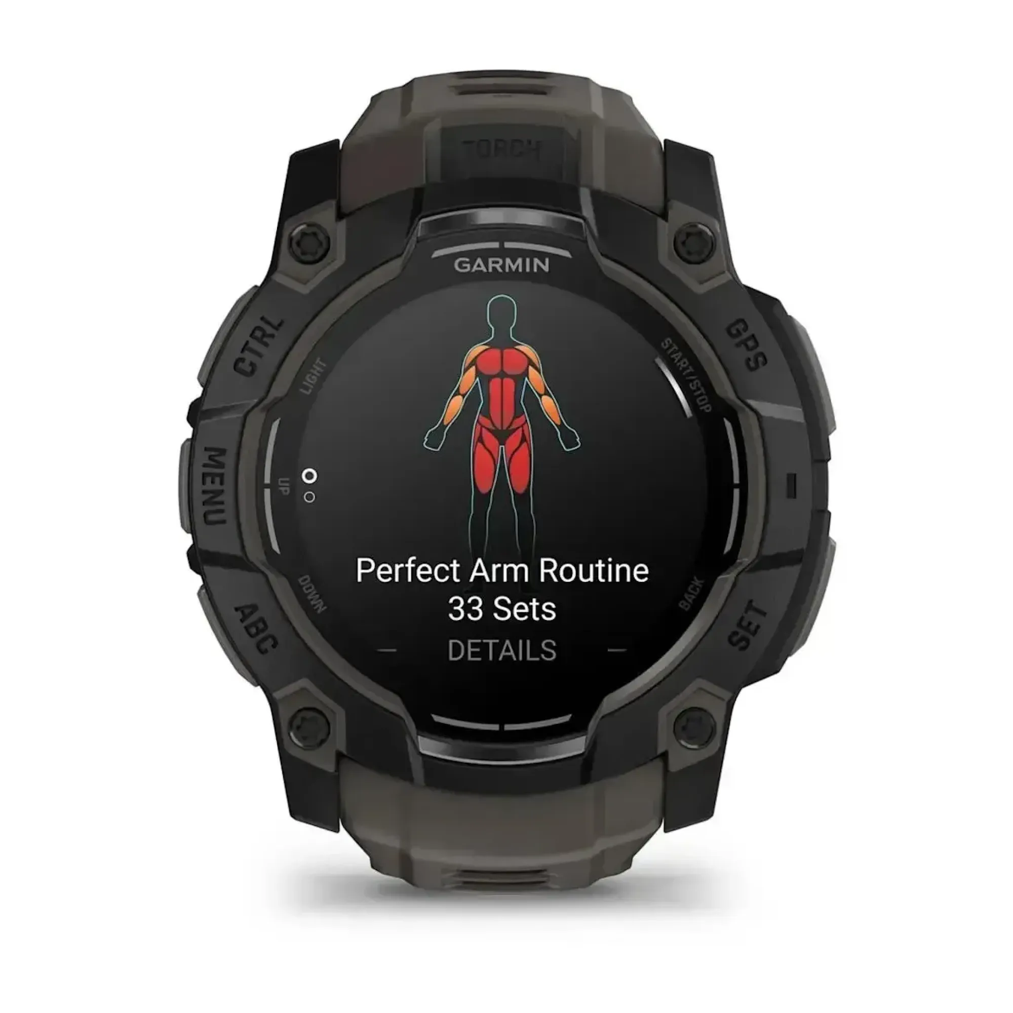 Смарт-годинник Garmin Instinct 3 (50 мм) AMOLED чорний/вугільний - 3 - Robinzon.ua