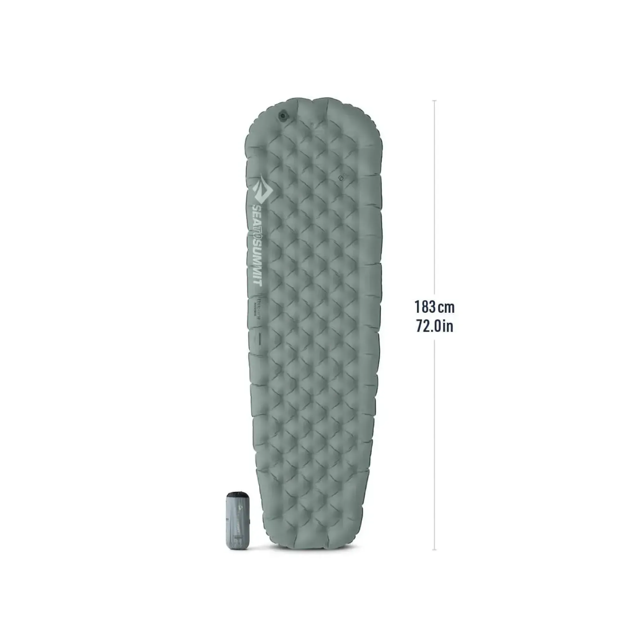 Килимок надувний Sea to Summit Ether Light XR Insulated ASC Mat, Dark Gray, Regular, 183х55х10см (STS ASL051152-051702) - 2 - Robinzon.ua