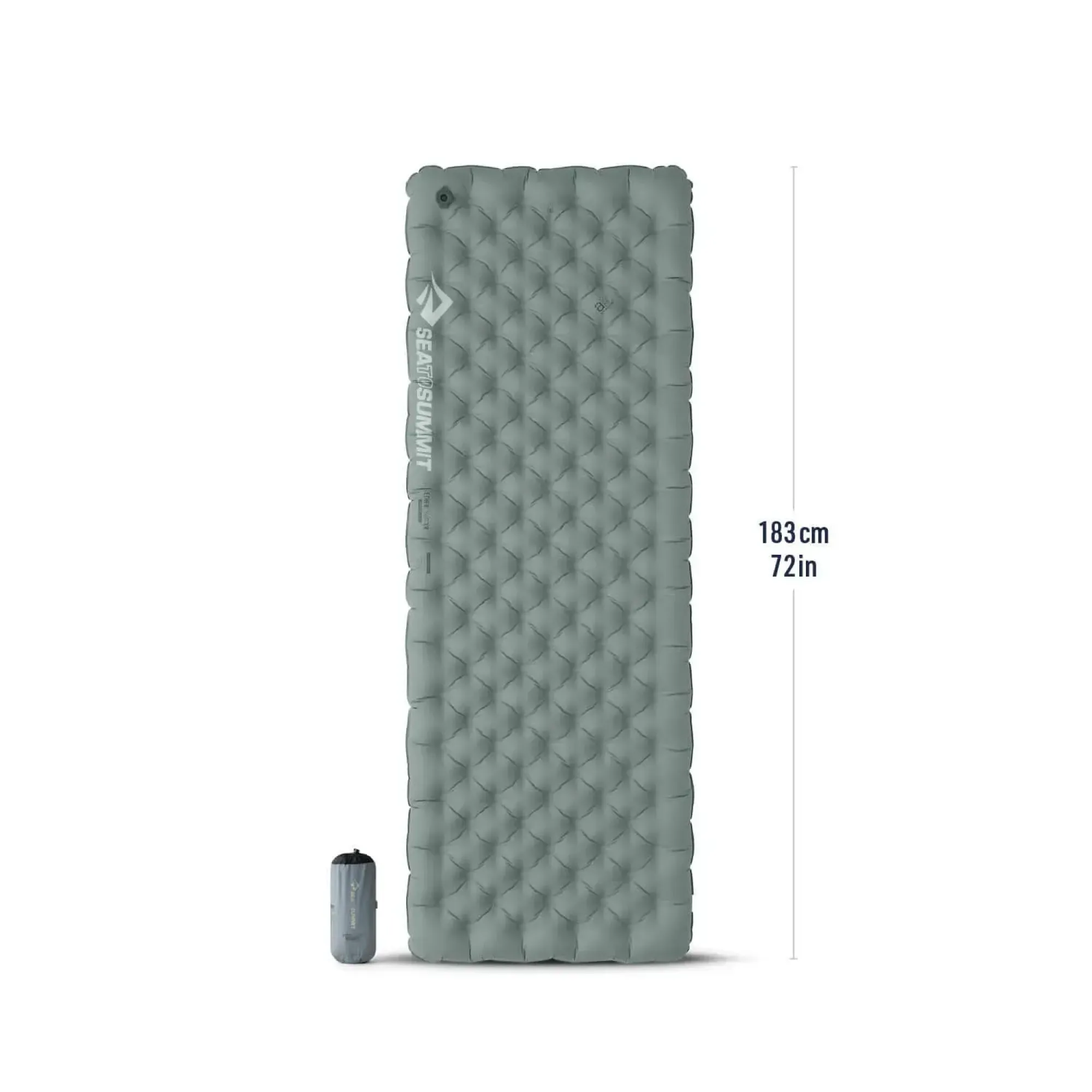 Килимок надувний Sea to Summit Ether Light XR Insulated ASC Mat, Dark Gray, Regular Rectang Wide, 183х64х10см (STS ASL051152-291703) - 2 - Robinzon.ua