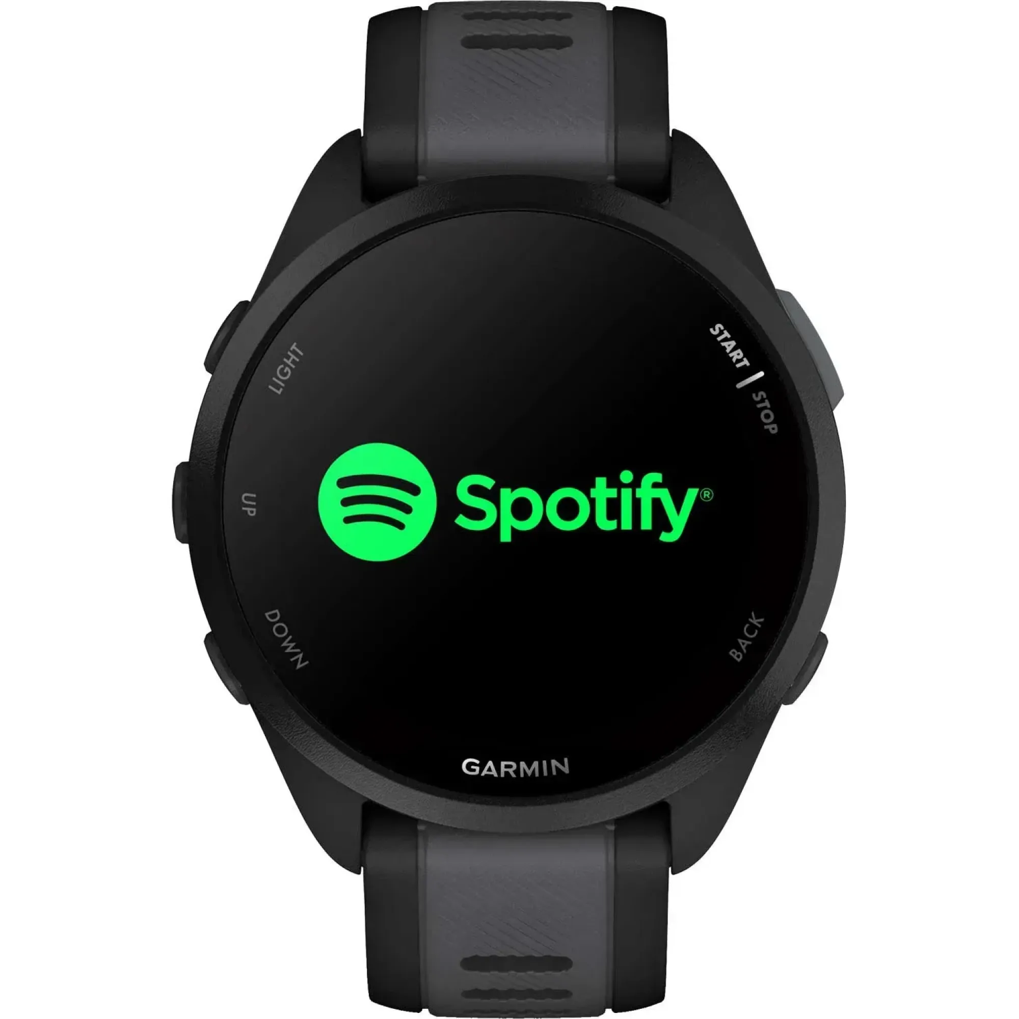 Смарт-часы Garmin Forerunner 165 Music, черный/сланцево-серый силиконовый ремешок - 4 - Robinzon.ua