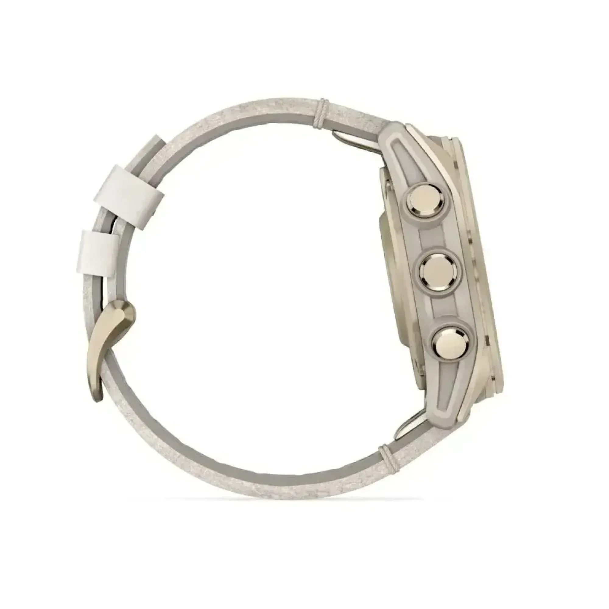 Смарт-годинник Garmin Fenix 8 – 43 мм, AMOLED Sapphire, золотистий зі шкіряним ремінцем кольору сірий вапняк - 5 - Robinzon.ua