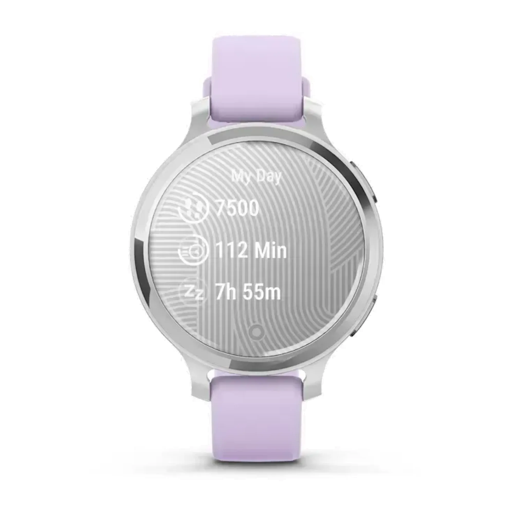 Смарт-годинник Garmin Lily 2 Active сріблястий із силіконовим ремінцем кольору фіолетовий жасмин - 6 - Robinzon.ua