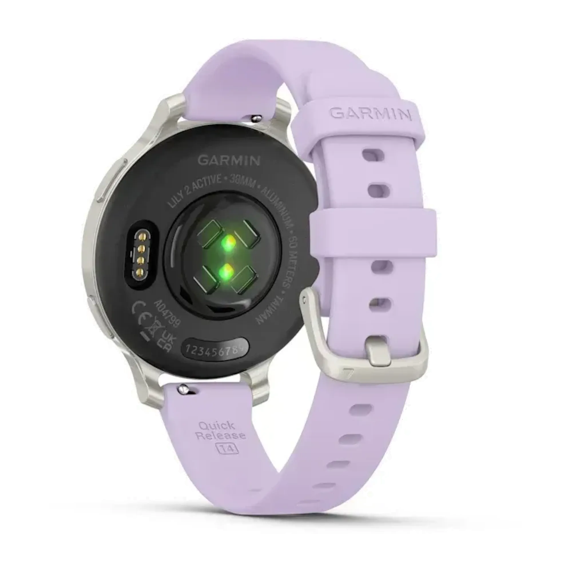 Смарт-годинник Garmin Lily 2 Active сріблястий із силіконовим ремінцем кольору фіолетовий жасмин - 8 - Robinzon.ua