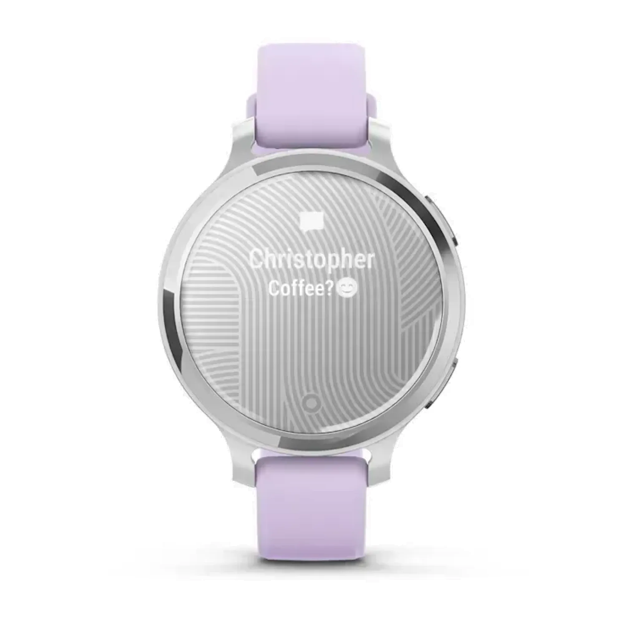 Смарт-годинник Garmin Lily 2 Active сріблястий із силіконовим ремінцем кольору фіолетовий жасмин - 5 - Robinzon.ua