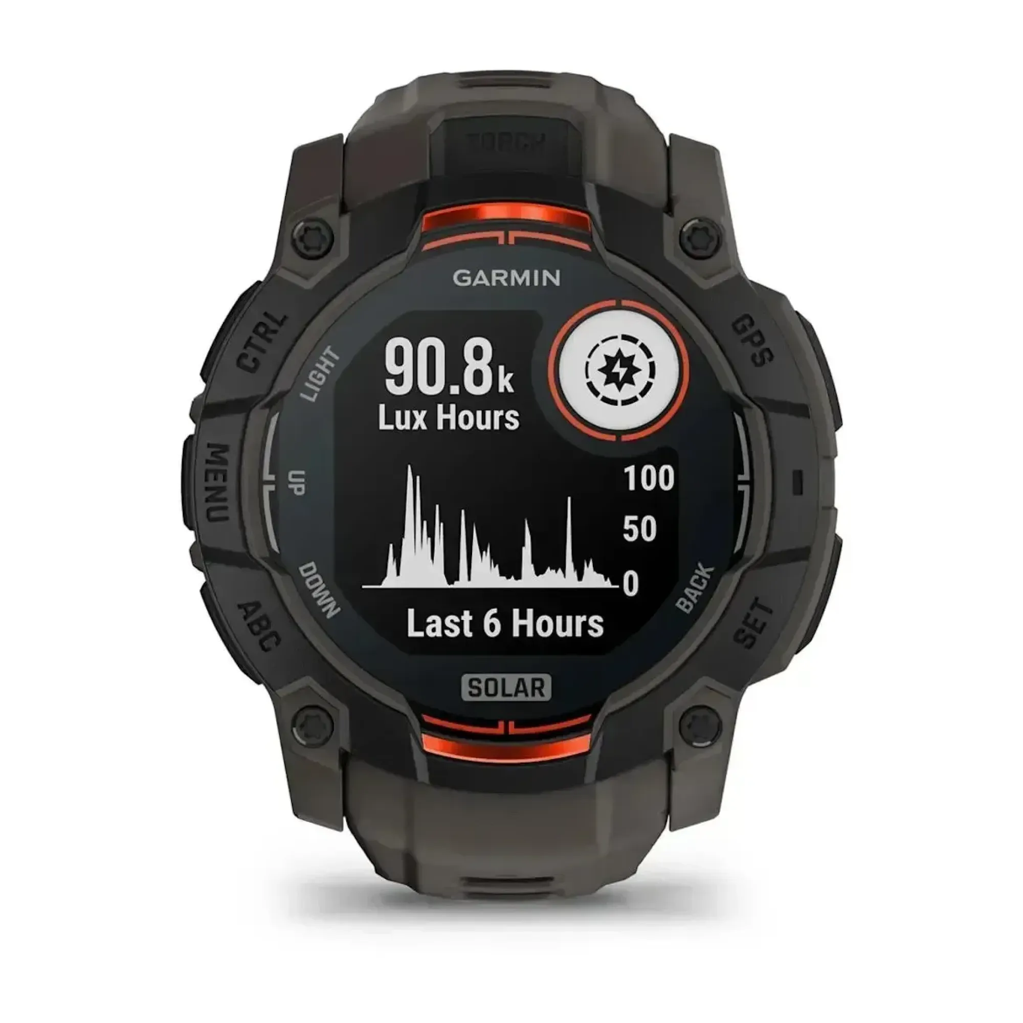 Смарт-часы Garmin Instinct 3 (50 мм) Solar черные/угольные - 1 - Robinzon.ua