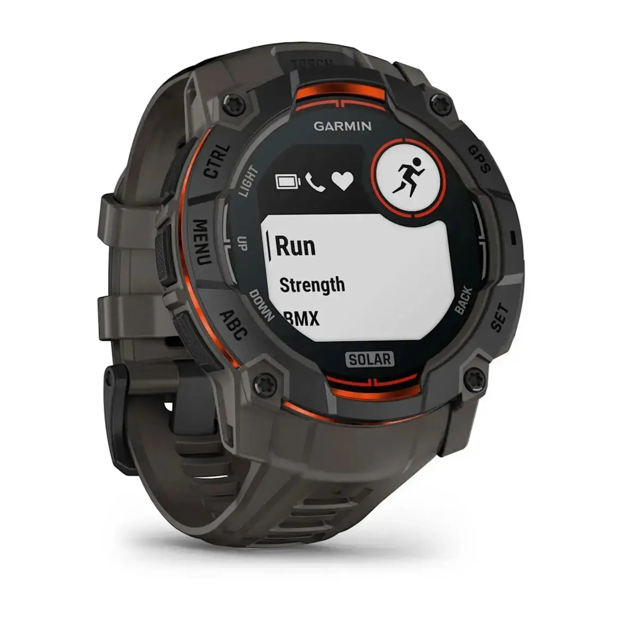 Смарт-часы Garmin Instinct 3 (50 мм) Solar черные/угольные - 2 - Robinzon.ua