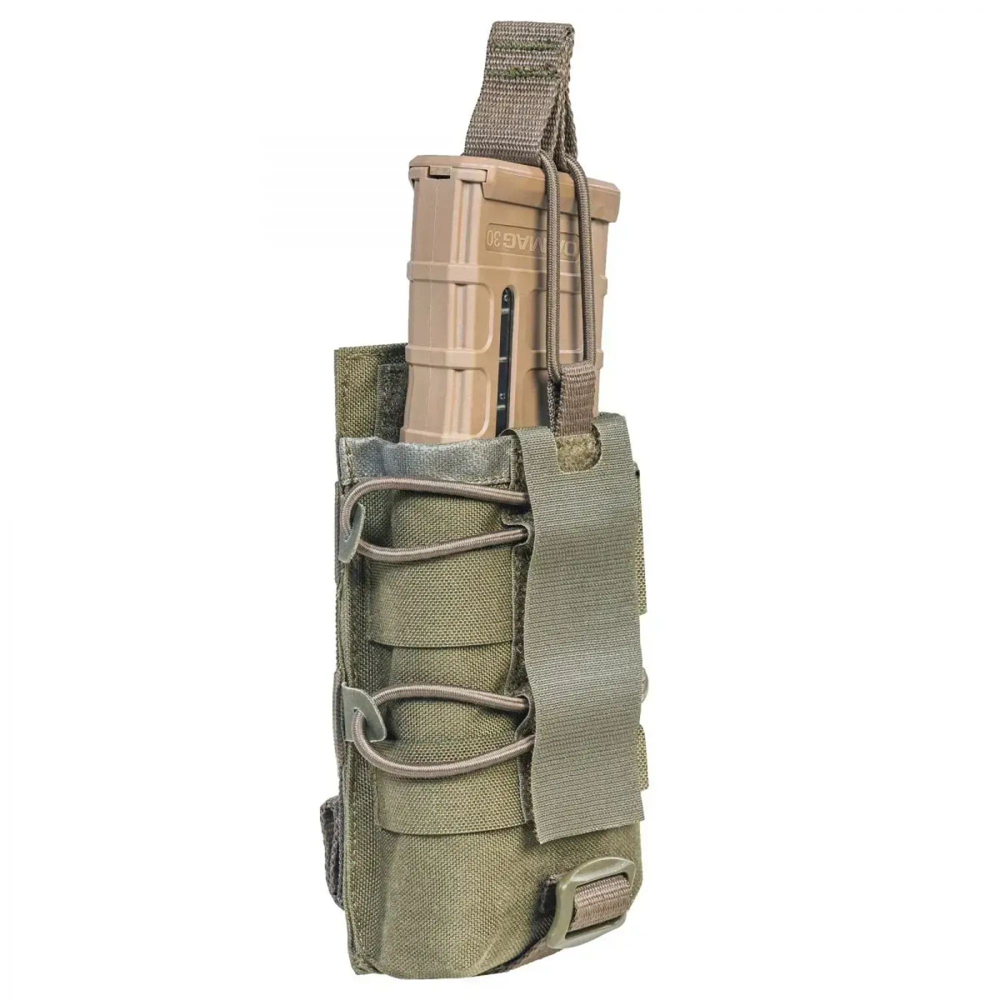 Подсумок для магазинов автомата Tasmanian Tiger SGL Mag Pouch MK II, Olive (TT 7707.331) - 4 - Robinzon.ua