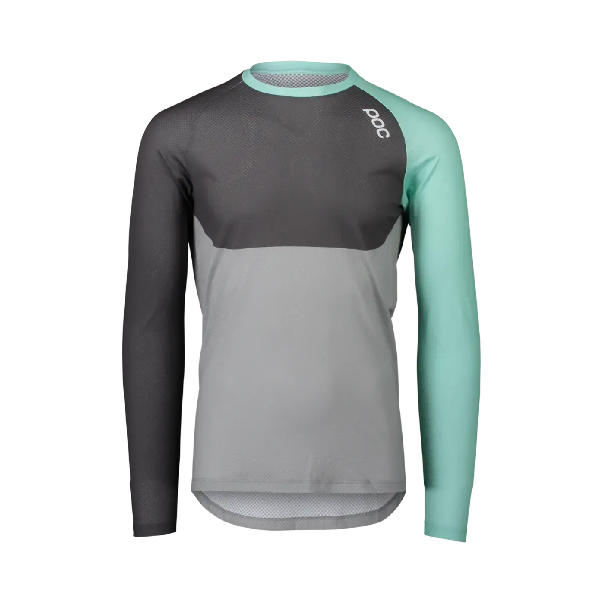 Джерсі POC MTB Pure LS Jersey, Lt Fluorite Green/Sylvanite Grey/Alloy Grey, S (PC 528448320SML1) - Robinzon.ua