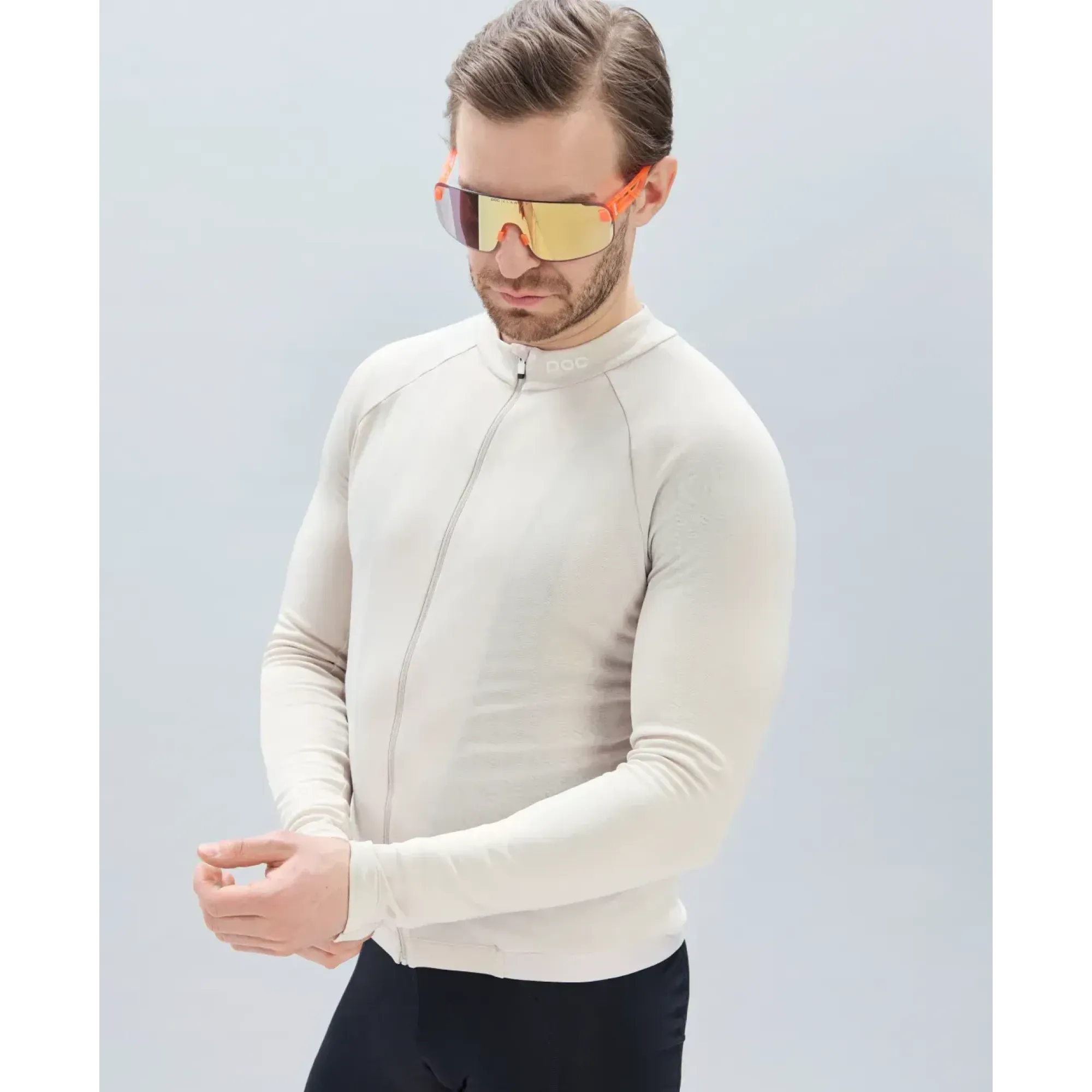 Джерсі чоловіче з довгим рукавом POC M's Thermal Lite LS Jersey, Uranium Black, S (PC 523361002SML1) - 5 - Robinzon.ua