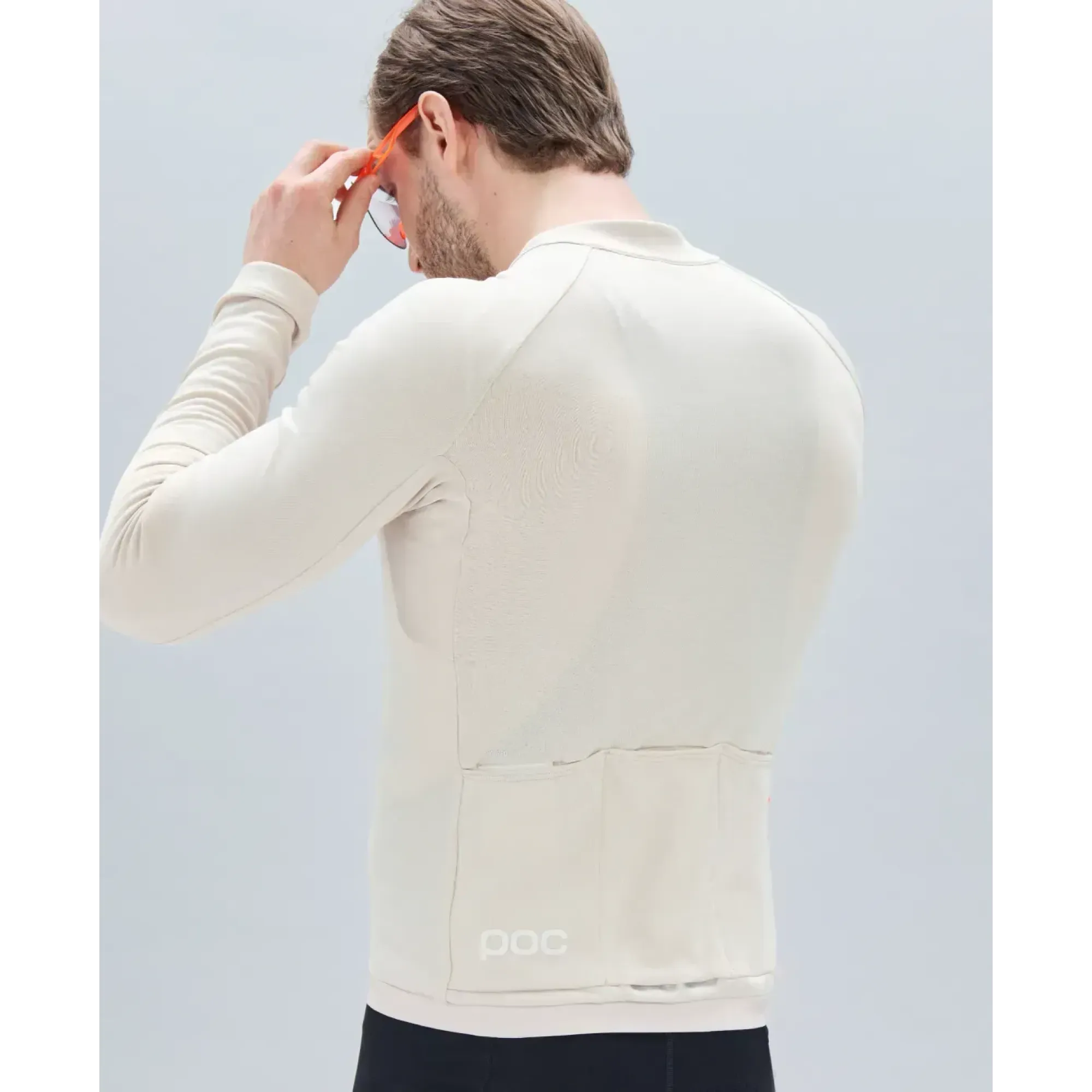 Джерсі чоловіче з довгим рукавом POC M's Thermal Lite LS Jersey, Uranium Black, L (PC 523361002LRG1) - 6 - Robinzon.ua