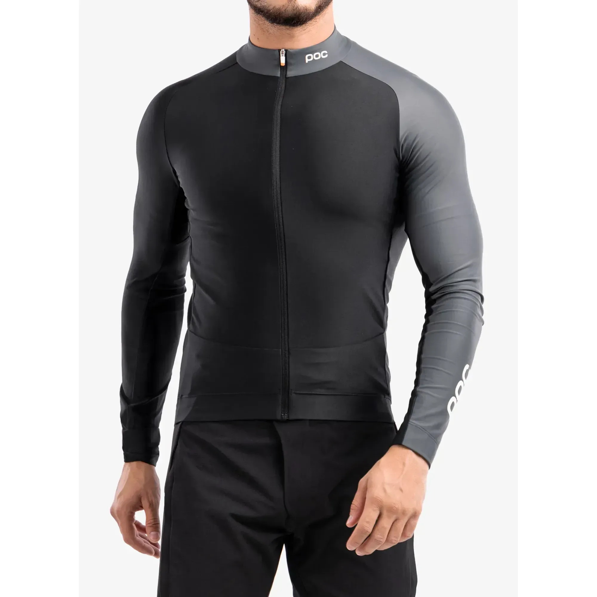 Джерсі чоловіче POC Essential Road Mid LS Jersey, Uranium Black/Sylvanite Grey, S (PC 582108288SML1) - 4 - Robinzon.ua
