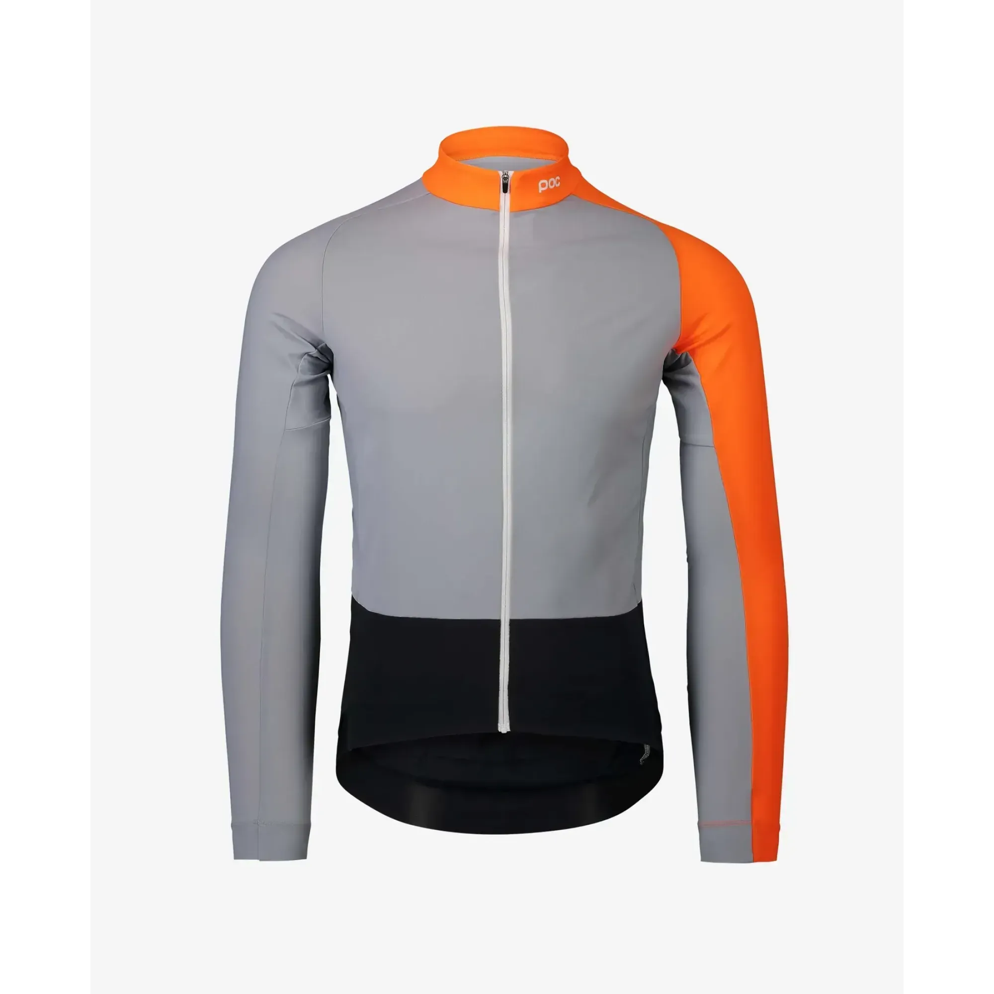 Велоджерсі з довгим рукавом POC Essential Road Mid LS Jersey, Granite Grey / Zink Orange, S (PC 582108287SML1) - Robinzon.ua