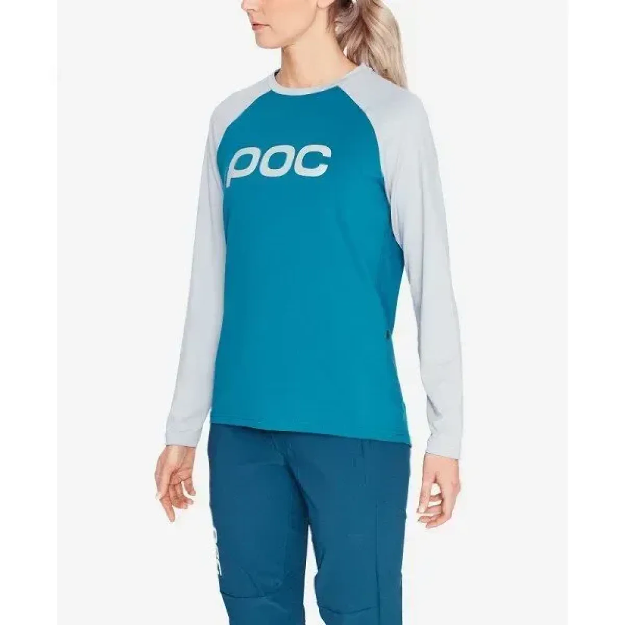 Велоджерси POC Essential MTB W's Jersey, Antimony Blue/Oxolane Grey, L (PC 528368251LRG1) - Robinzon.ua