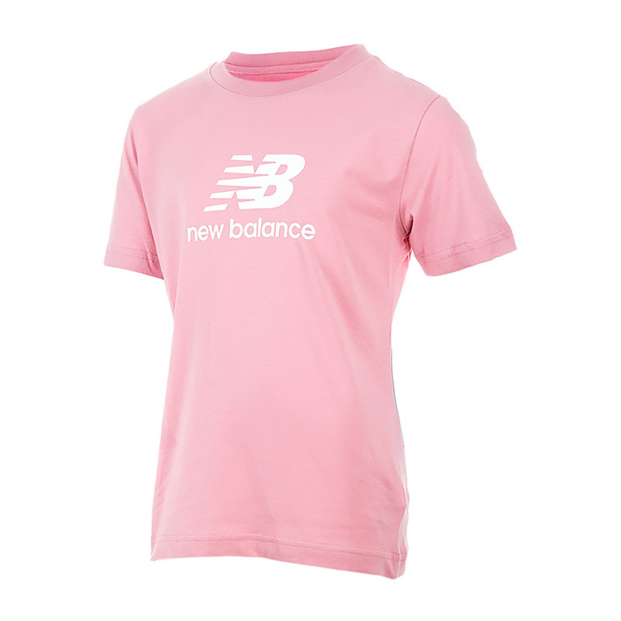 Дитяча Футболка New Balance Essentials Stacked Logo Jersey Рожевий  137-147 (7dYT31541HAO 137-147) - Robinzon.ua