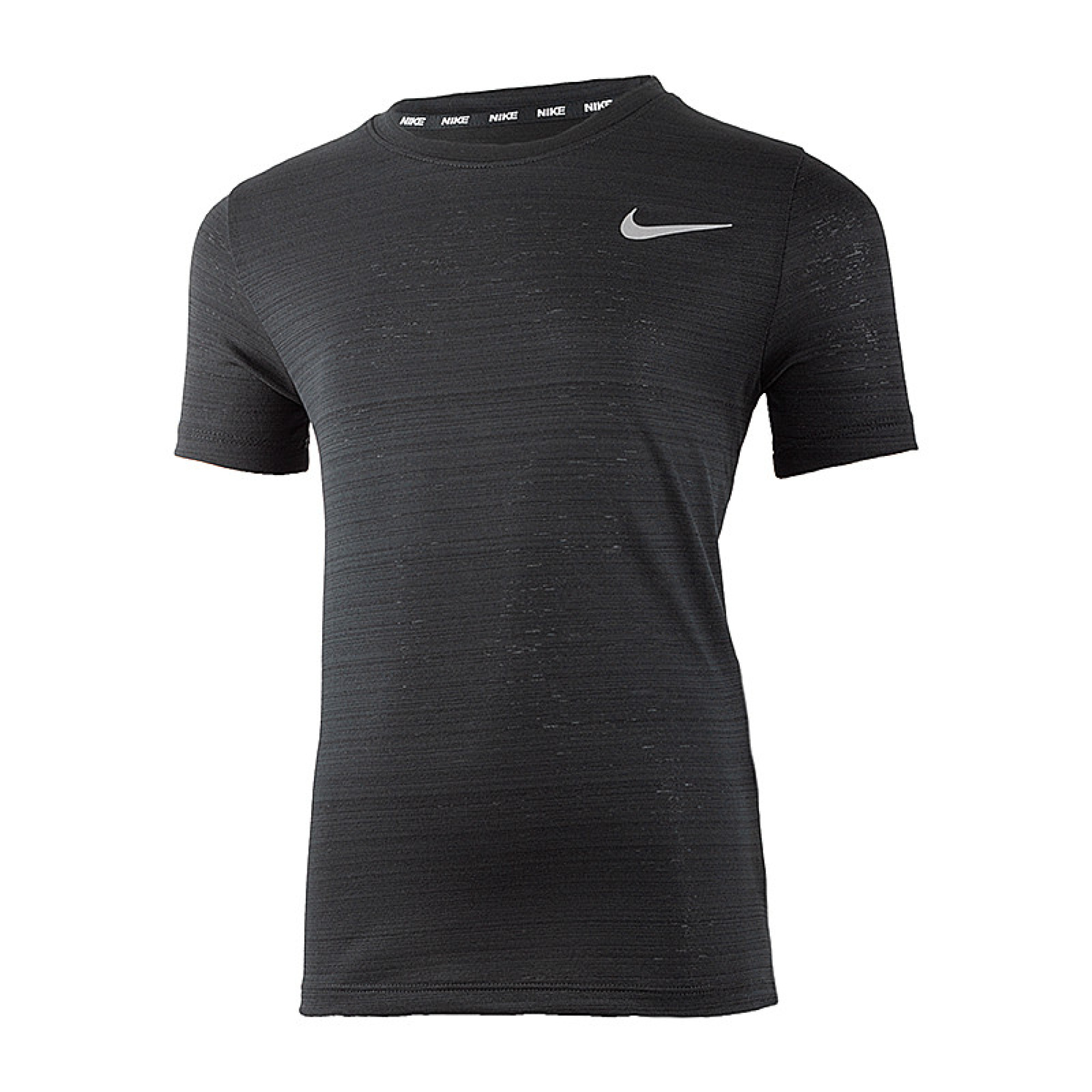 Дитяча Футболка Nike B NK DF SS MILER TOP Чорний XS (DD3055-010 XS) - Robinzon.ua