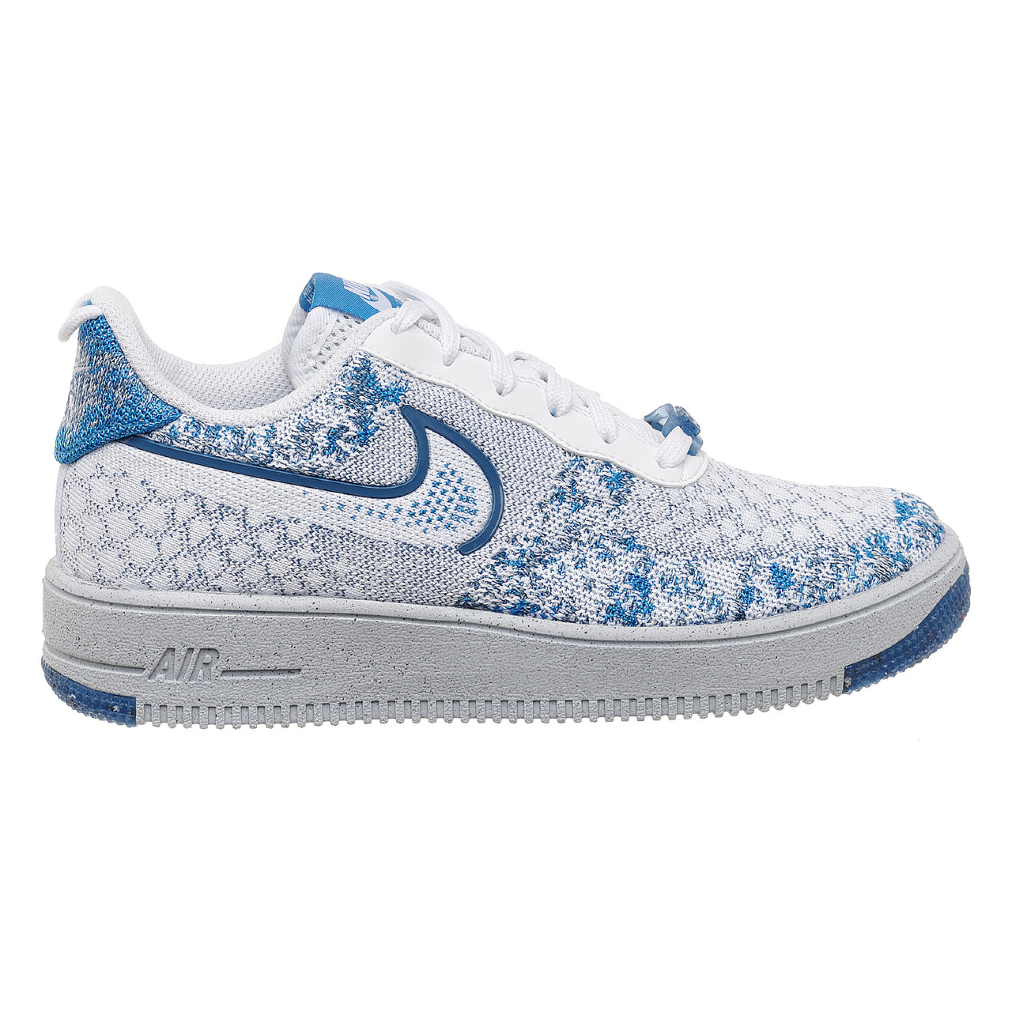 Детские Кроссовки Nike AF1 CRATER FLYKNIT NN Белый Голубой 38 (7dDM1060-100 38) - 1 - Robinzon.ua