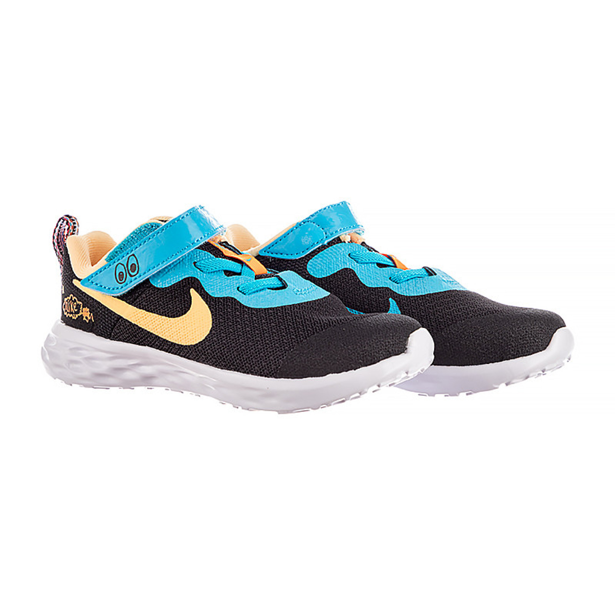 Дитячі Кросівки Nike REVOLUTION 6 LIL (TDV) Різнокольоровий 23.5 (7dFB2719-001 23.5) - 3 - Robinzon.ua