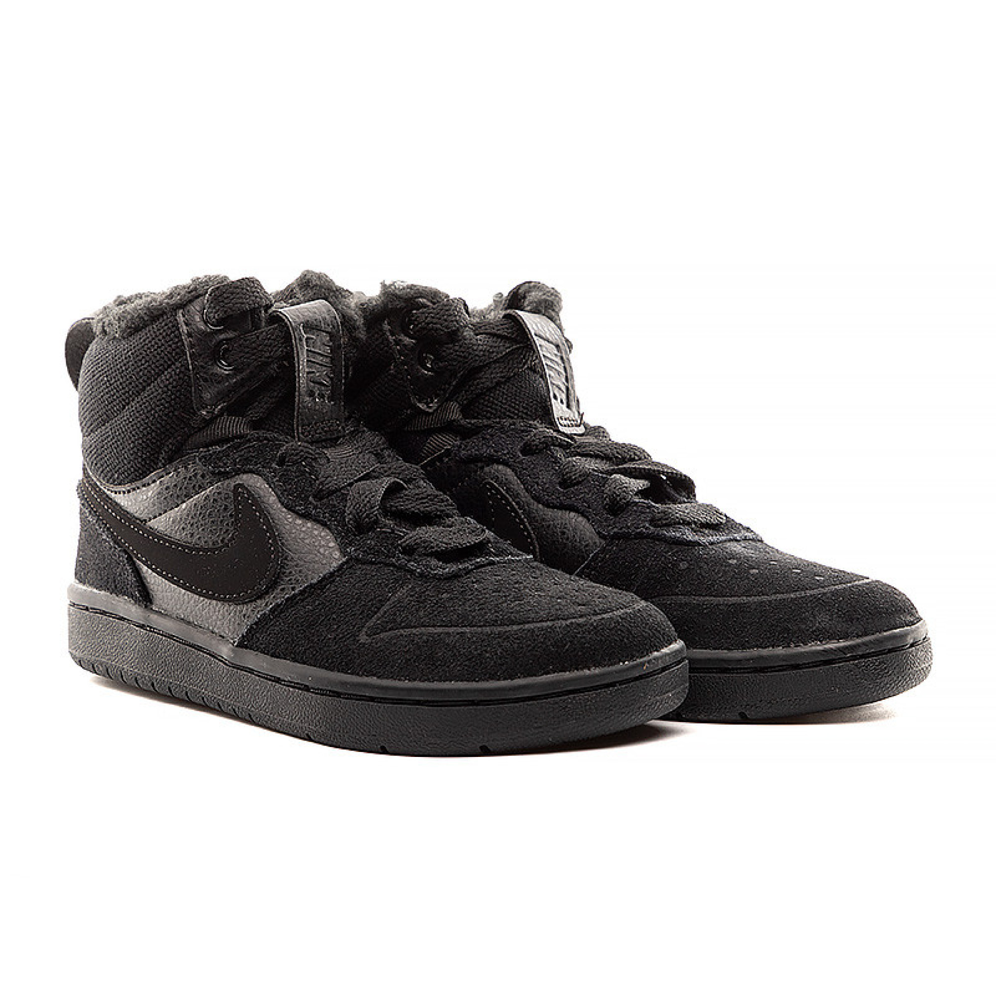 Дитячі Кросівки Nike COURT BOROUGH MID 2 BOOT PS Чорний 28 (7dCQ4026-001 28) - Robinzon.ua