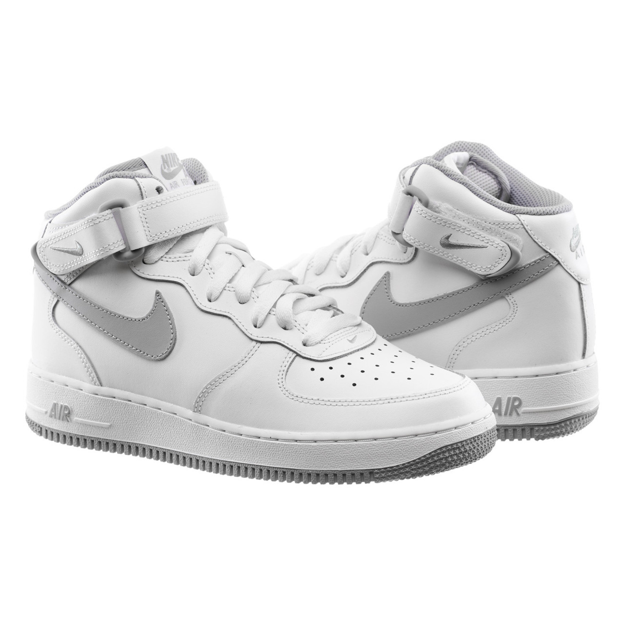 Дитячі Кросівки Nike AIR FORCE 1 MID Білий 37.5 (7dDH2933-101 37.5) - Robinzon.ua