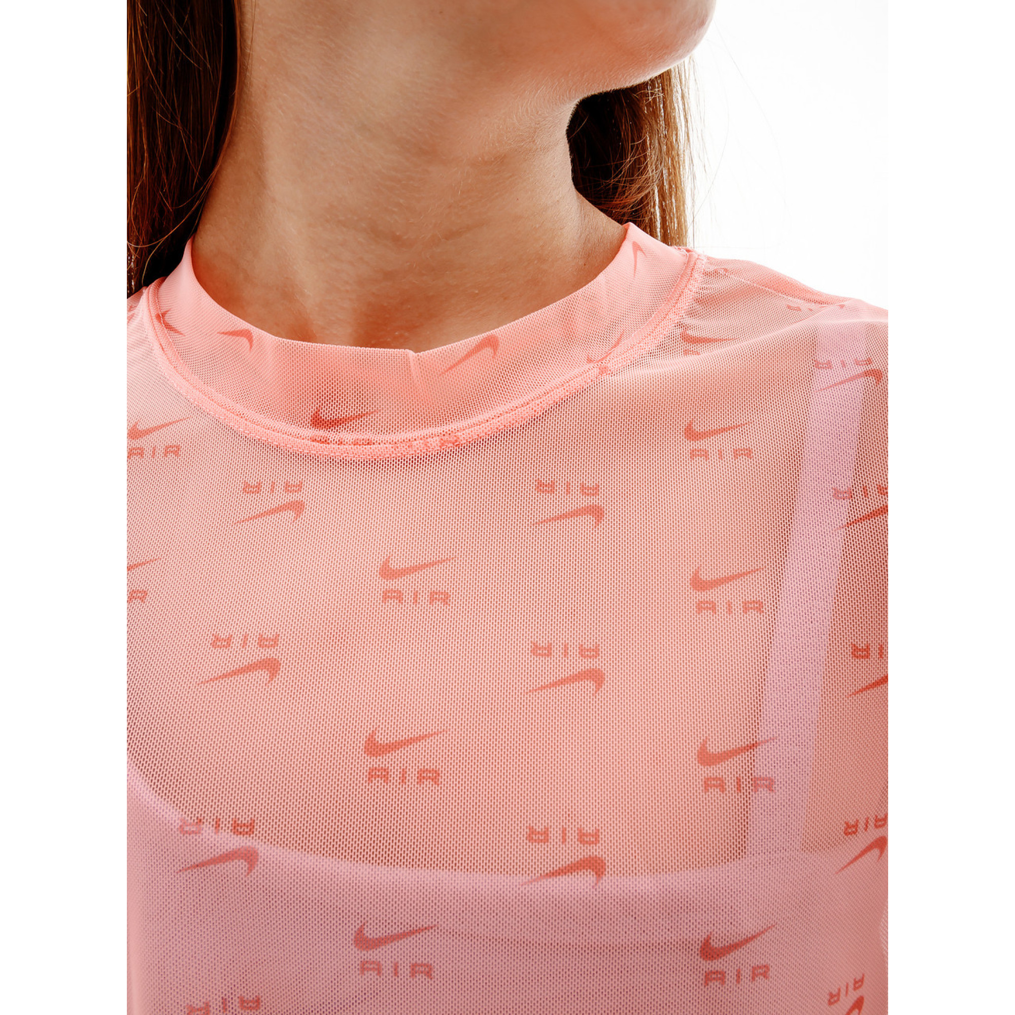 Жіноча Футболка Nike W NSW AIR AOP MESH SS CROP TOP Рожевий  M (7dDV8245-611 M) - 4 - Robinzon.ua