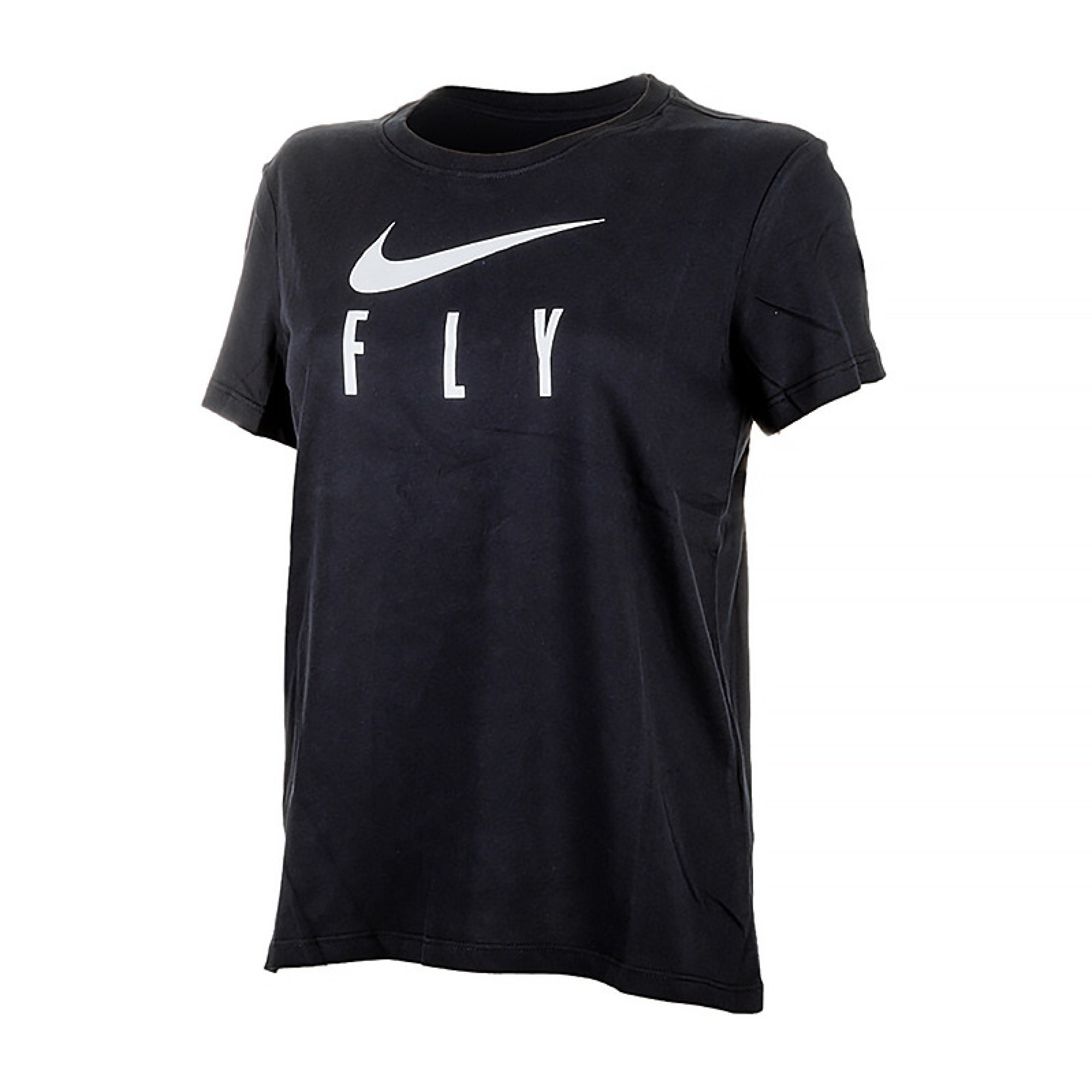 Жіноча Футболка Nike W NK DF SWOOSH FLY GRX TEE Чорний M (7dFQ6606-010 M) - Robinzon.ua